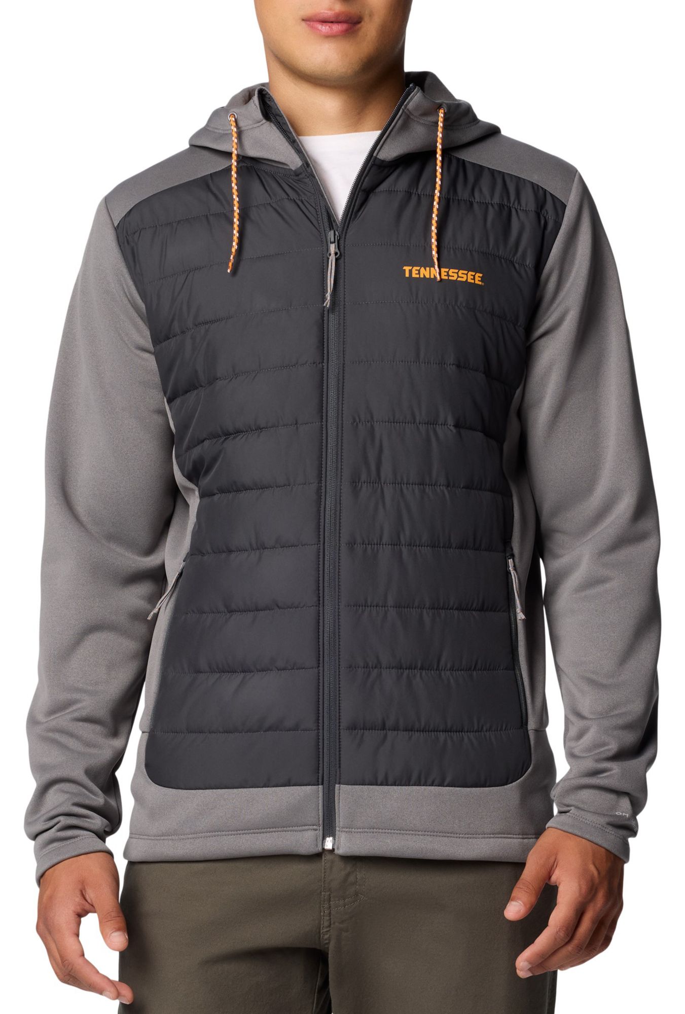 Columbia Men's Tennessee Volunteers City Grey Hybrid Full-Zip Jacket product image
