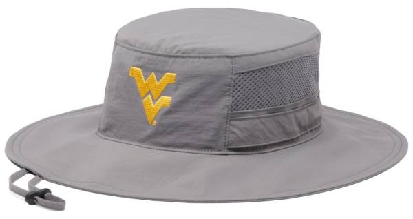 Columbia Men's West Virginia Mountaineers Grey Bora Bora Booney Hat