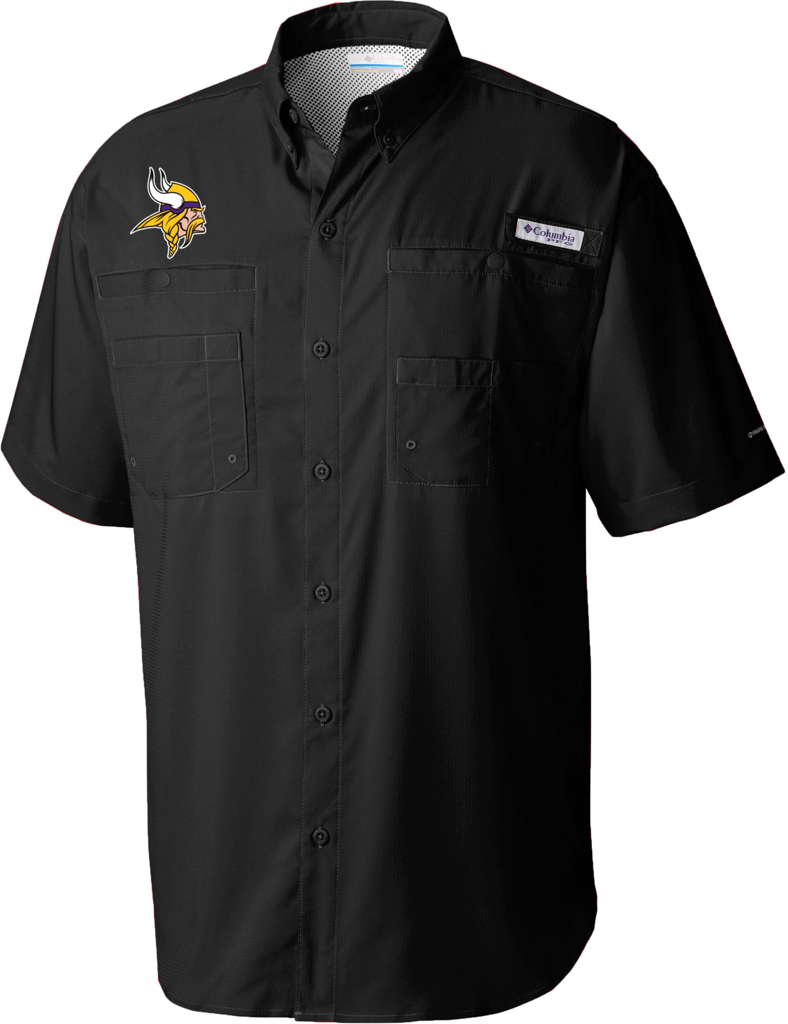 Columbia Men's Minnesota Vikings Tamiami Black T-Shirt product image