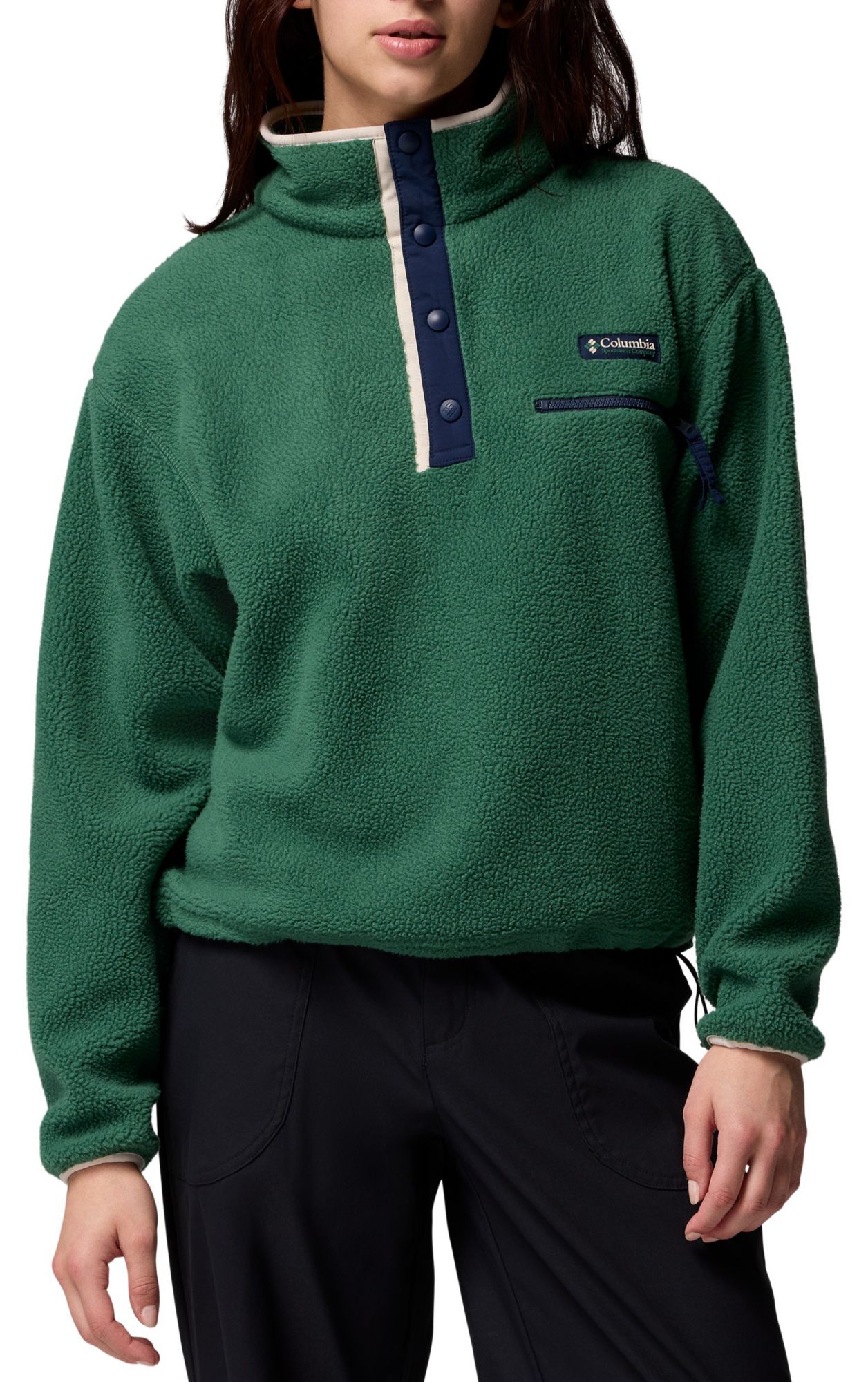 Columbia Women's Helvetia II 1/2 Snap Cropped Fleece Pullover product image