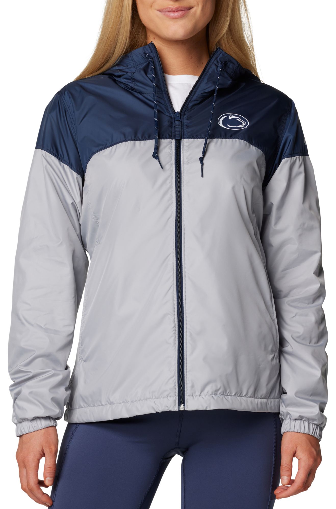 Columbia Women's Penn State Nittany Lions Navy/Grey Flash Forward Lined Jacket product image