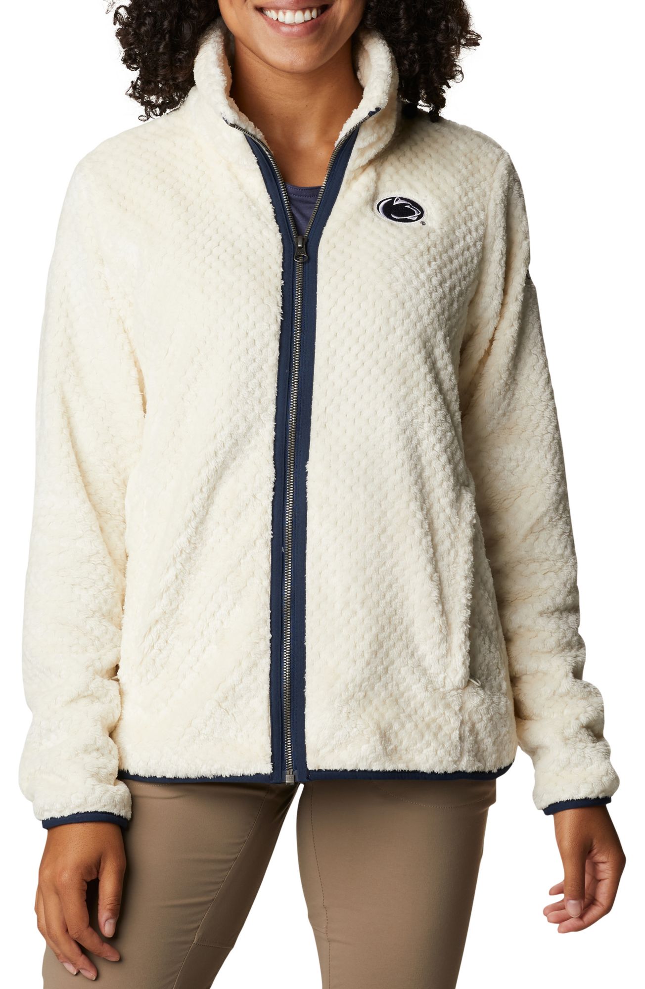 Columbia Women's Penn State Nittany Lions Chalk Fire Side Full-Zip Jacket product image