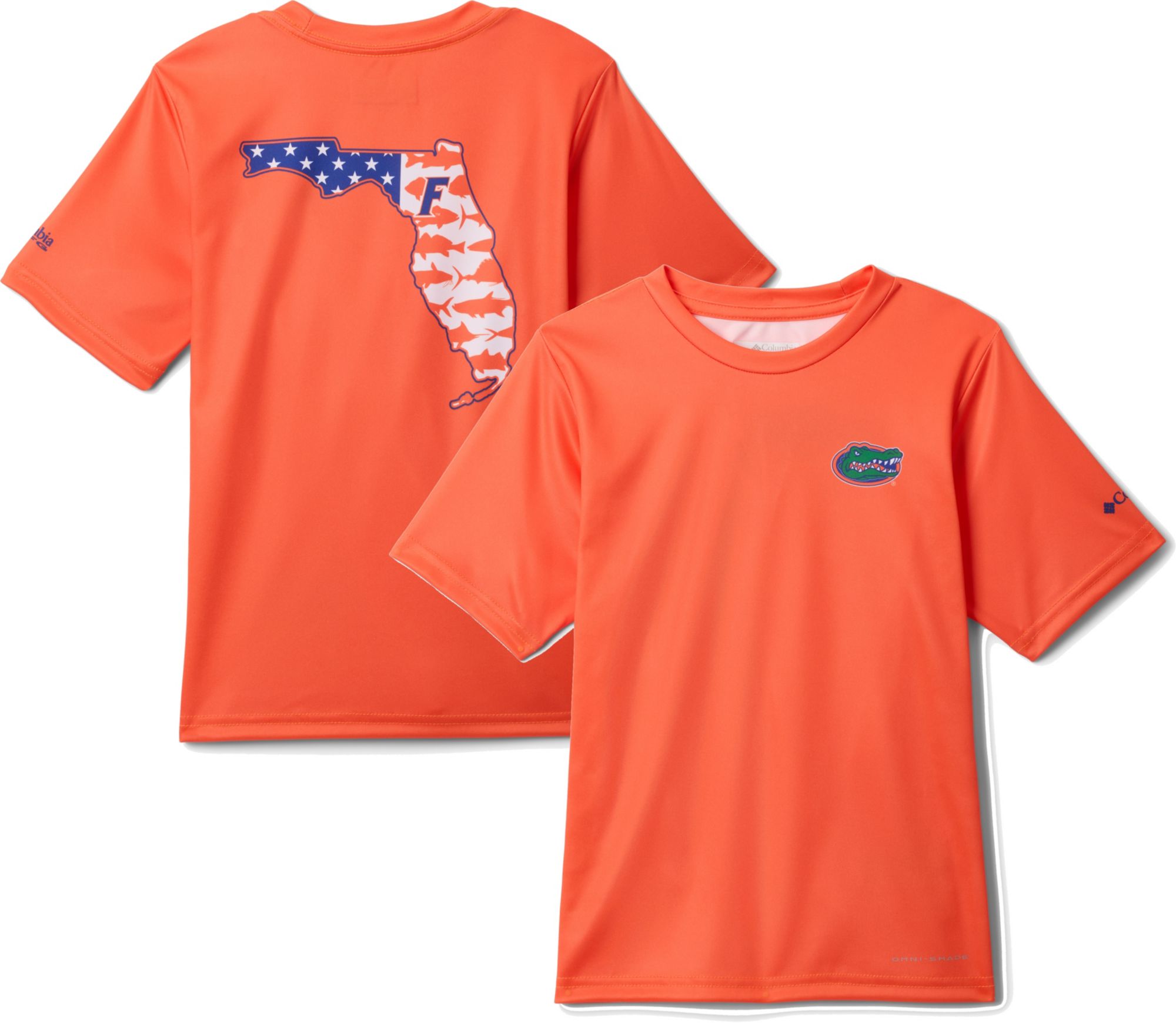 Columbia Youth Florida Gators Spark Orange PFG State T-Shirt product image