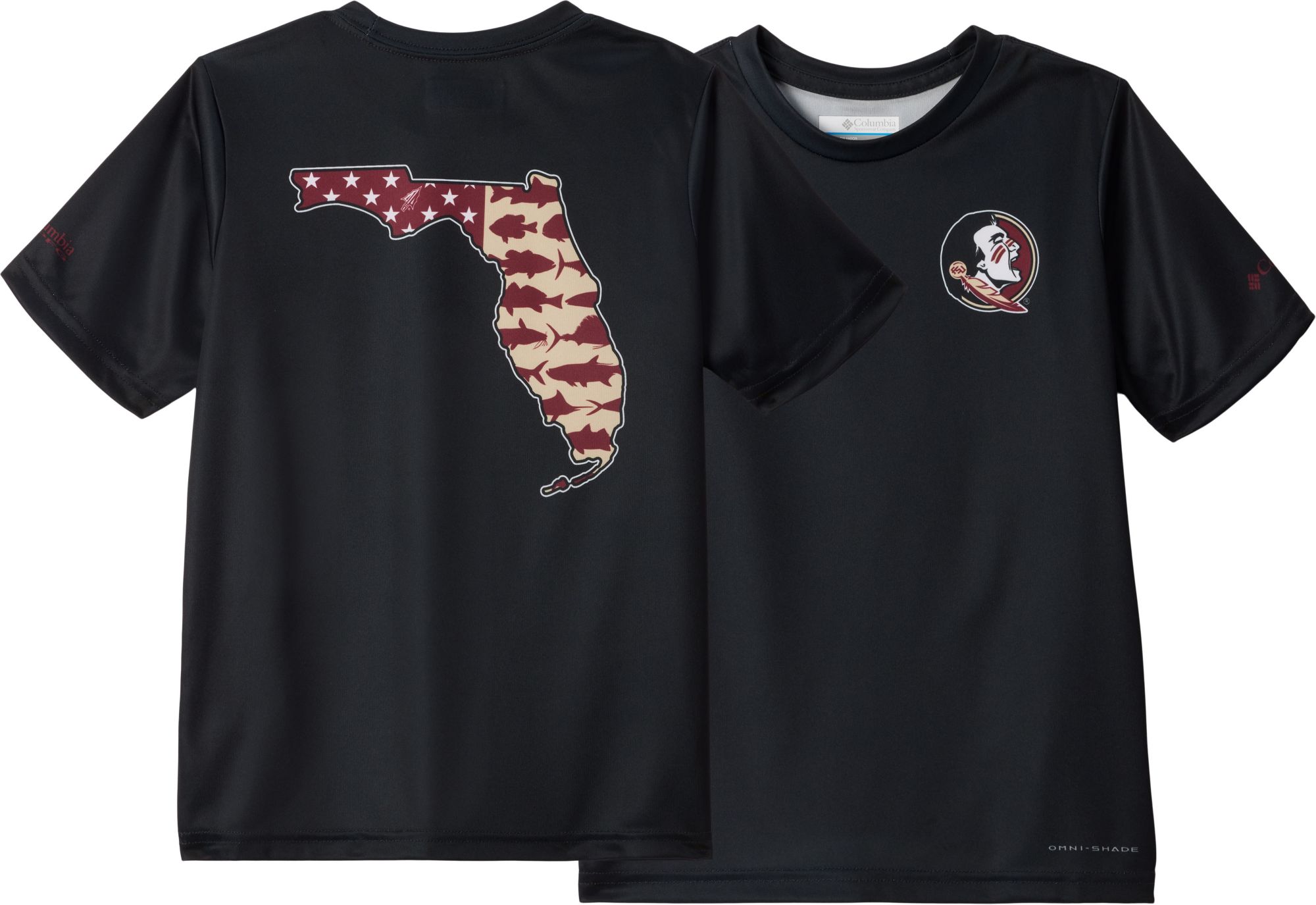 Columbia Youth Florida State Seminoles Black PFG State T-Shirt product image