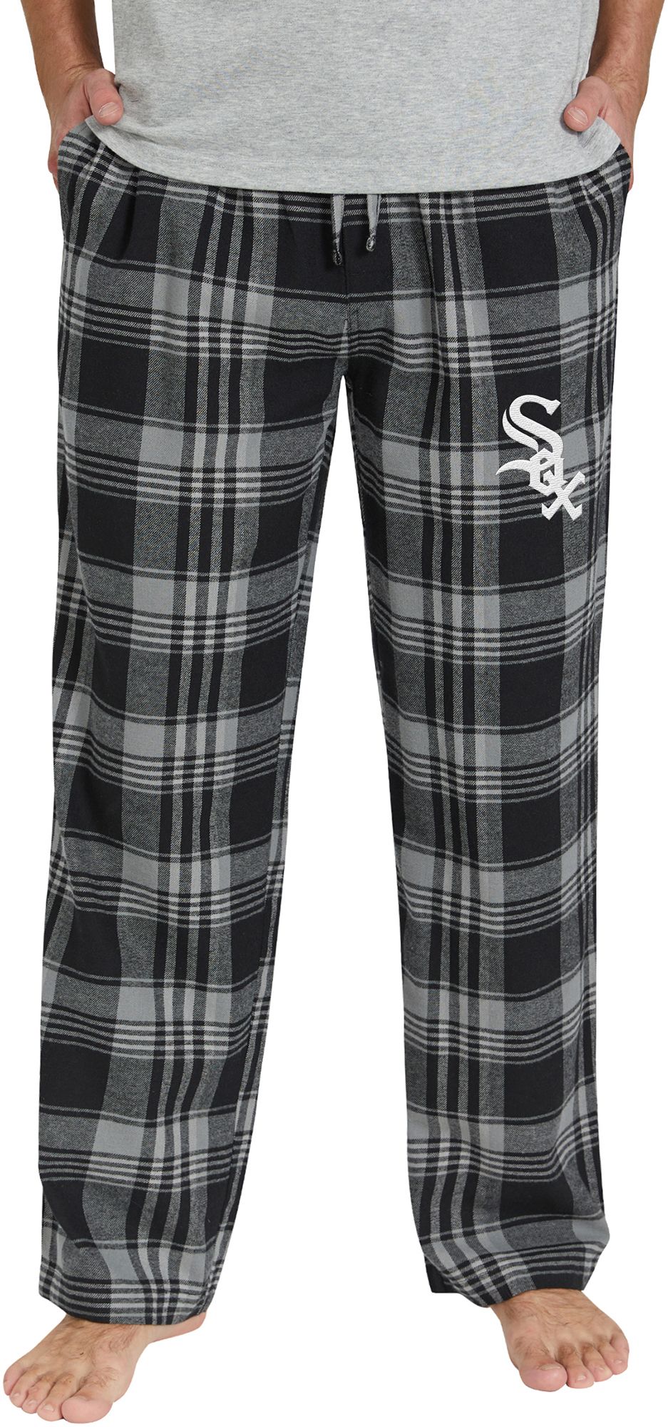 Concepts Sport Men's Chicago White Sox Black Flannel Pants Dick's