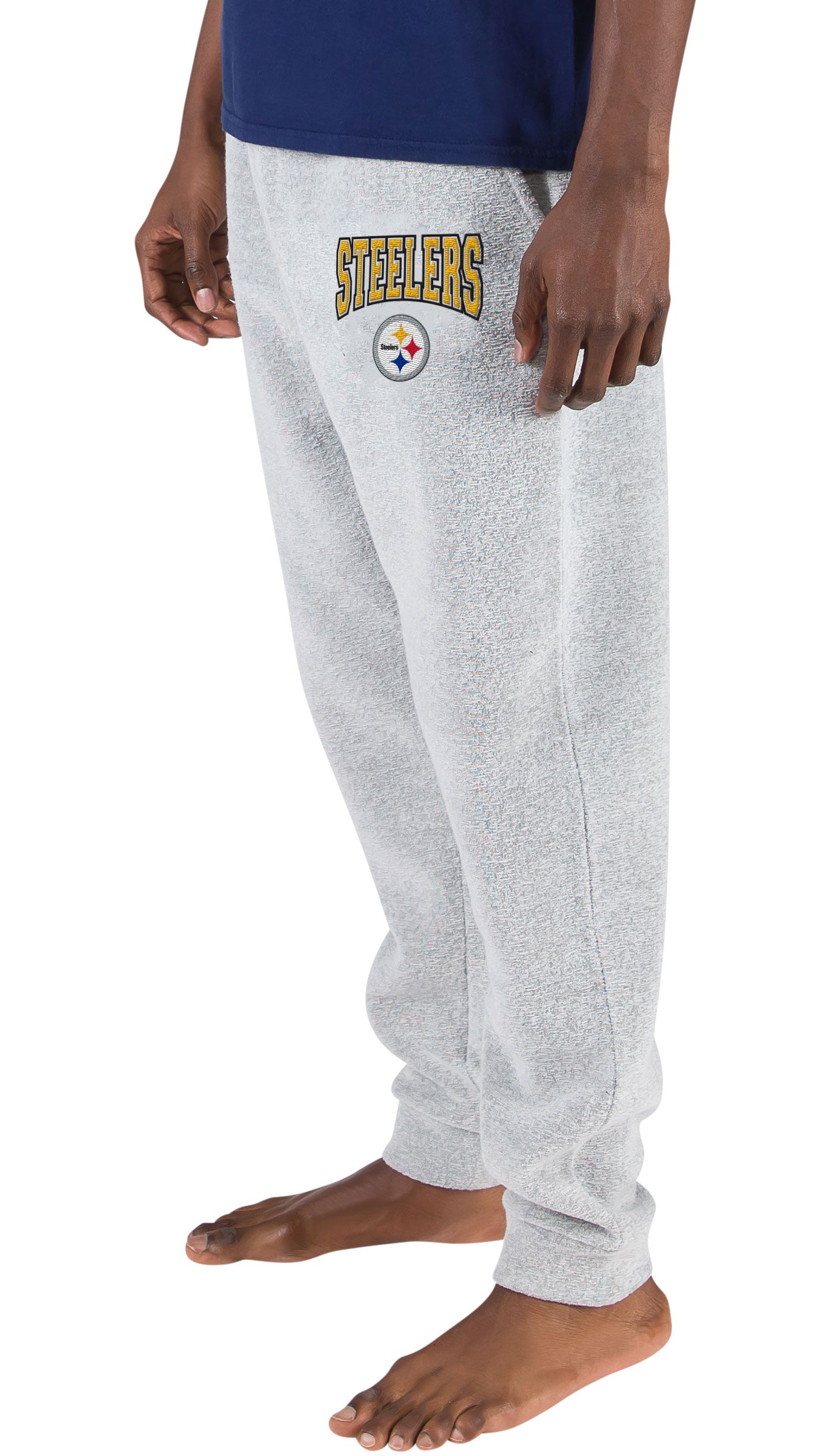 Concepts Sport Men s Pittsburgh Steelers Ansley Grey Cuffed Pants Dick s Sporting Goods