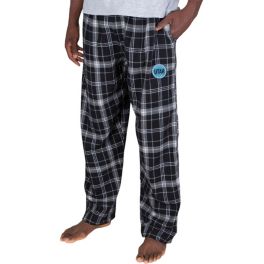 Unisex Flannel Pajama Pants Field Hockey Lounge Pants Black