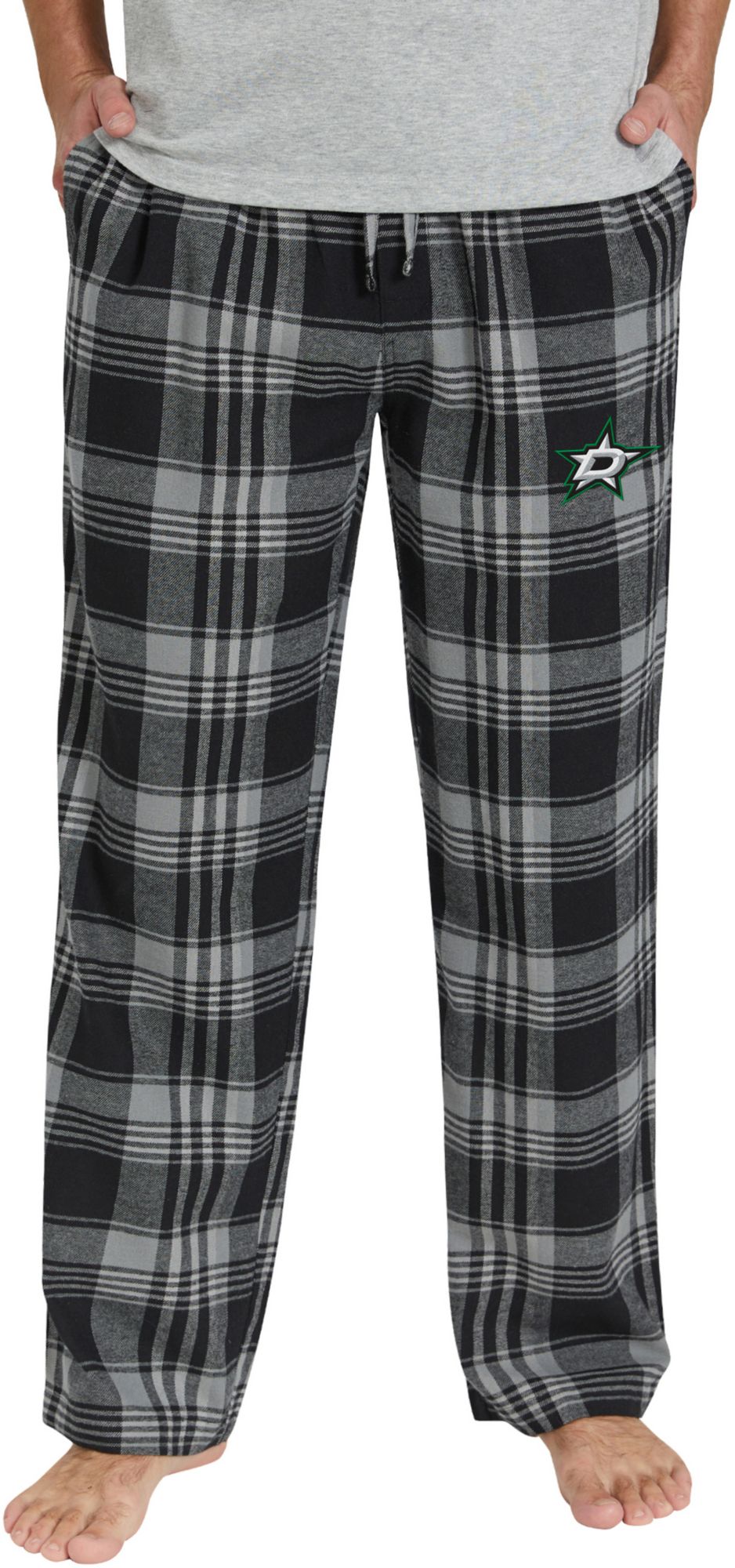 College Concepts Men's Dallas Stars Black Flannel Sleep Pants product image