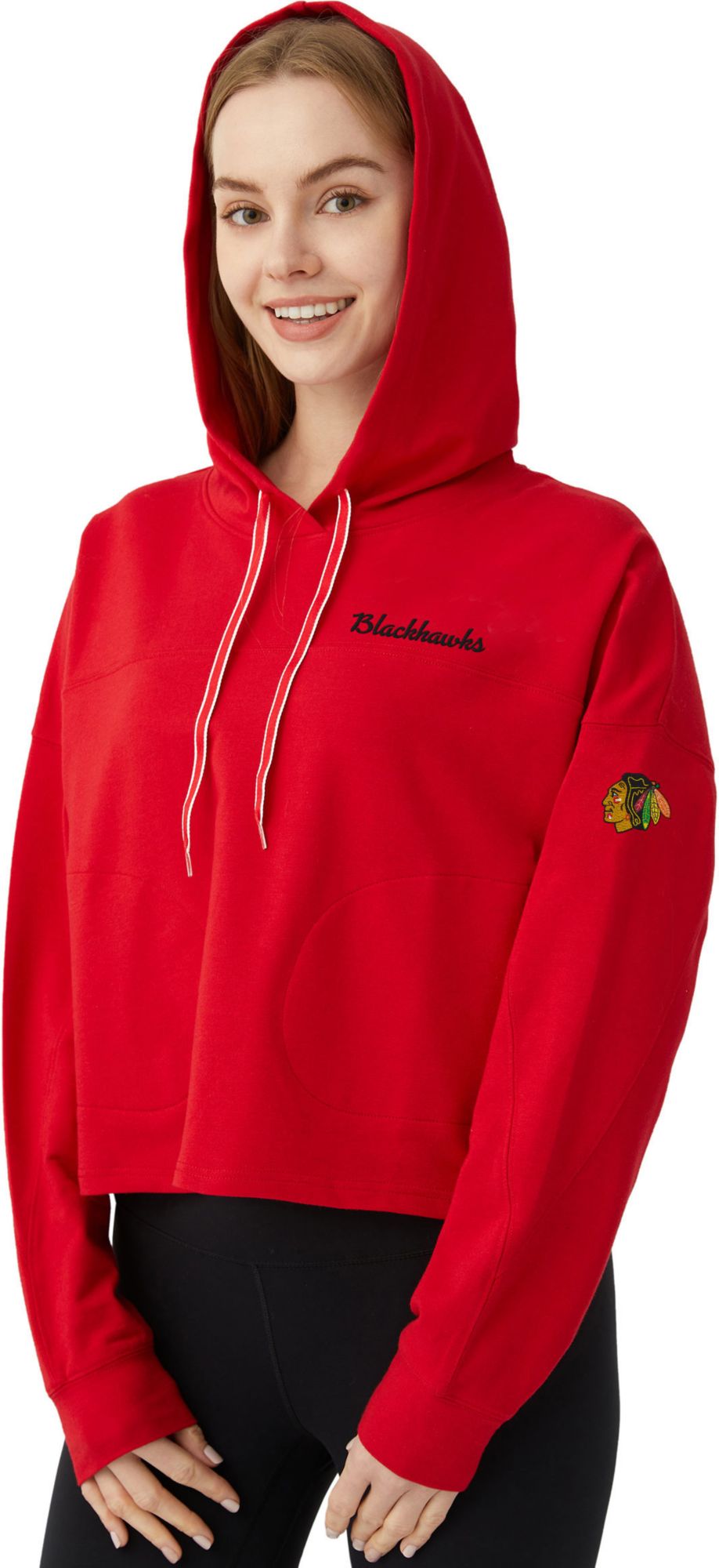 Concepts Sport Women's Chicago Blackhawks Red Elevation Pullover Hoodie product image