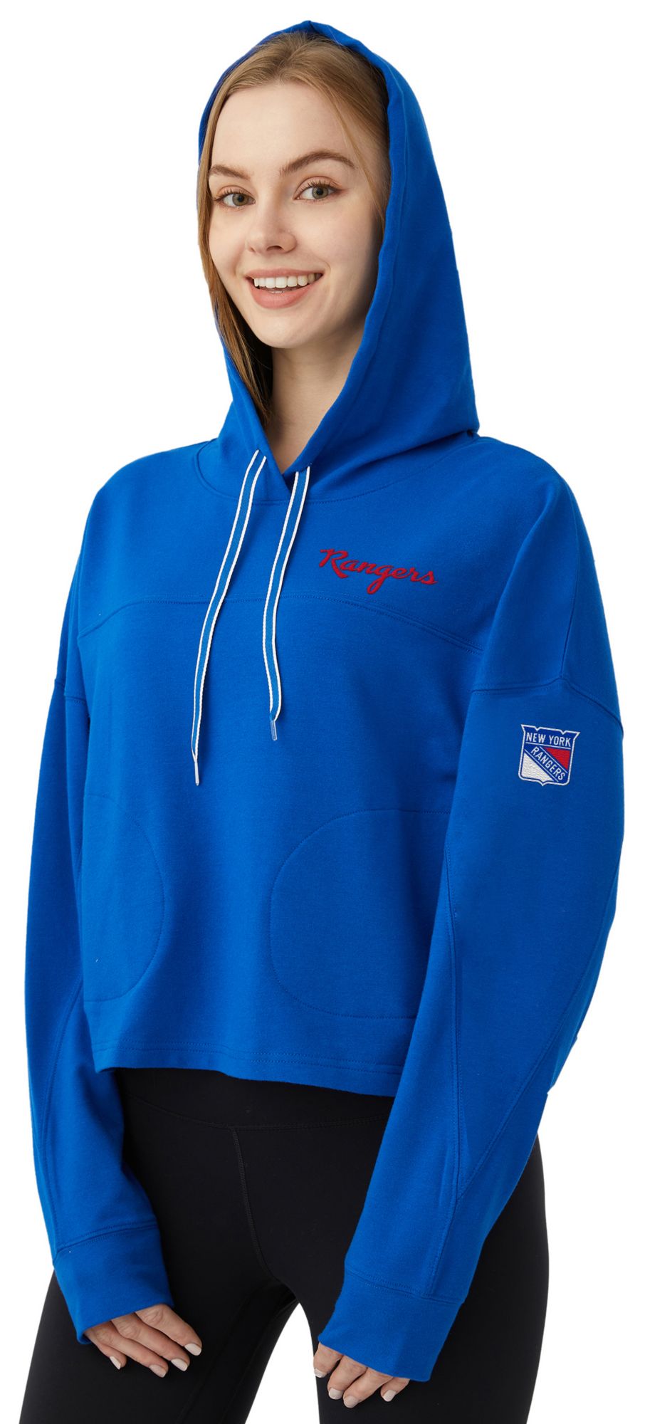 Concepts Sport Women's New York Rangers Blue Elevation Pullover Hoodie product image