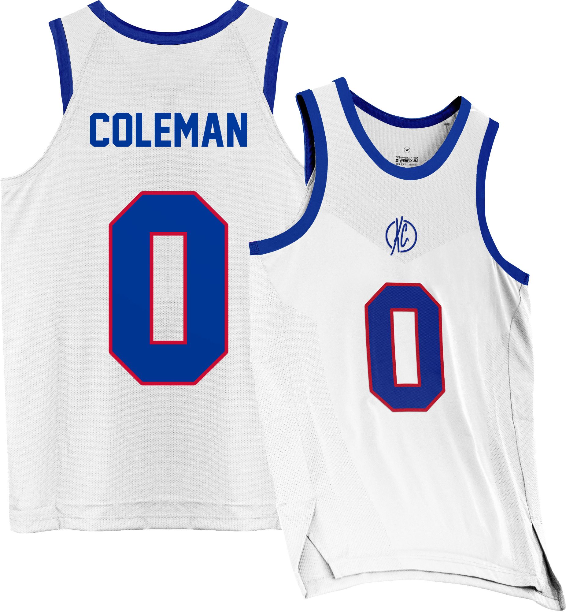 Athlete Studio Adult Keon Coleman White Basketball Jersey product image