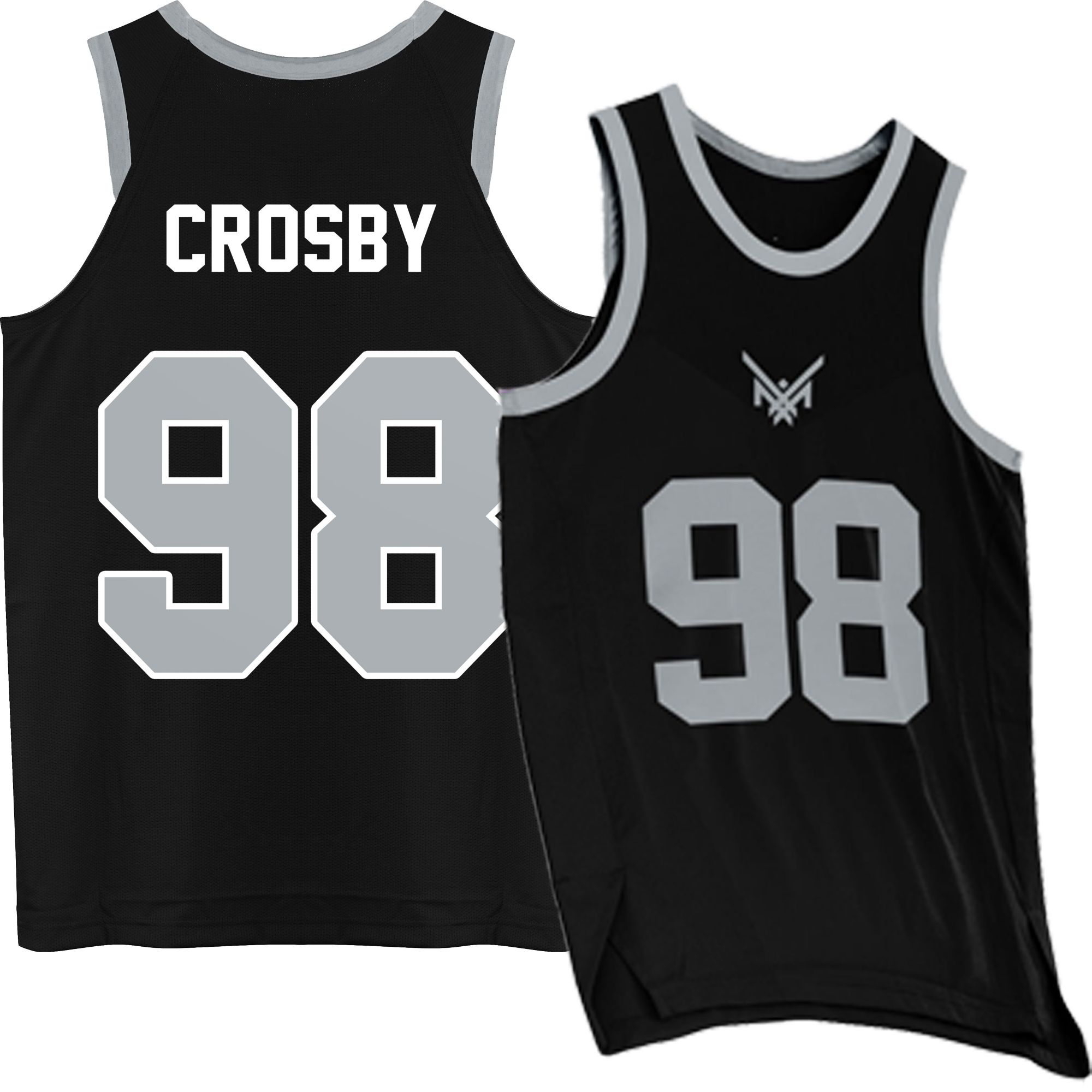 Athlete Studio Adult Maxx Crosby Black Basketball Jersey product image