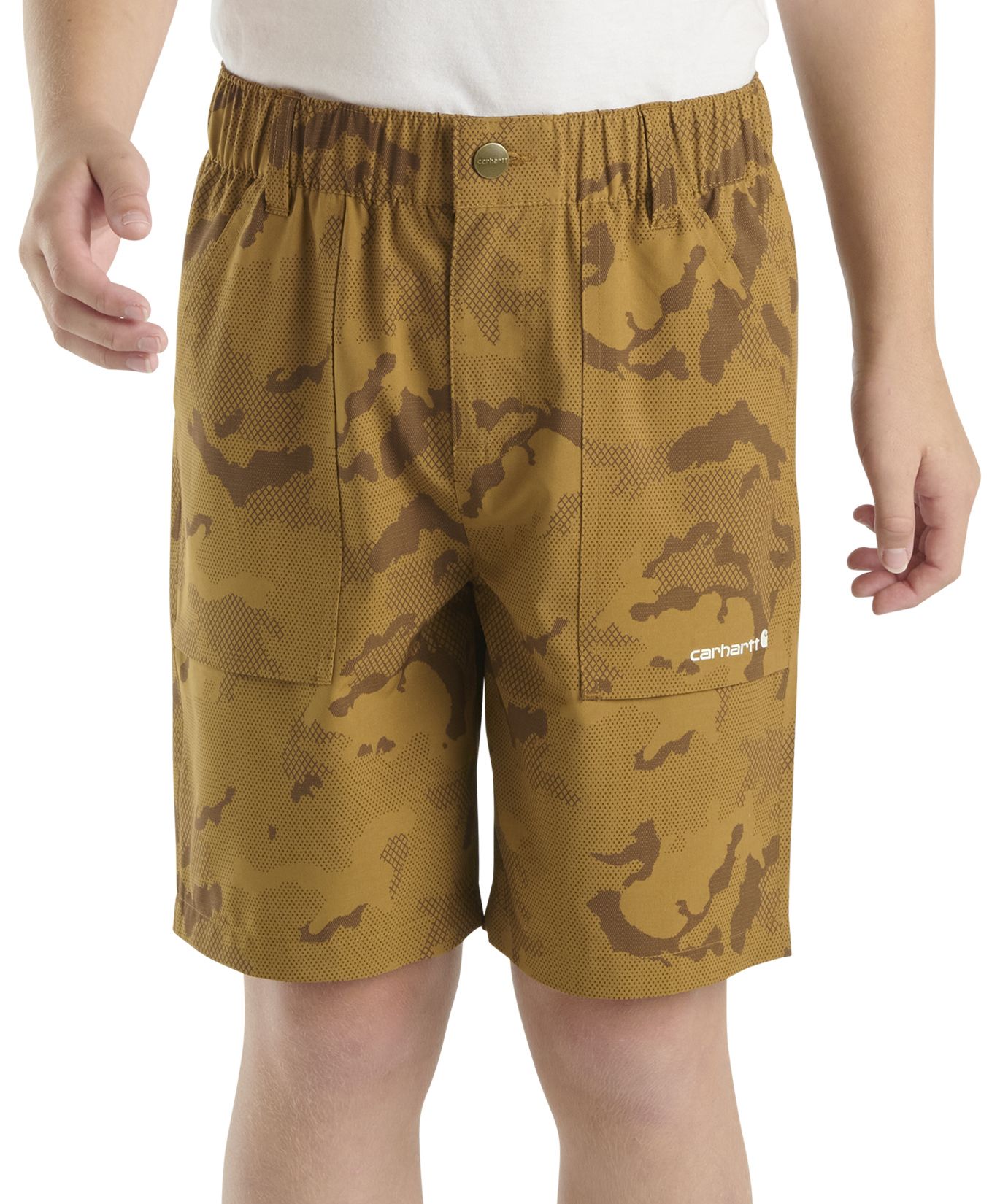 Carhartt Boys' Rugged Flex Force Lightweight Durable Camo Shorts product image