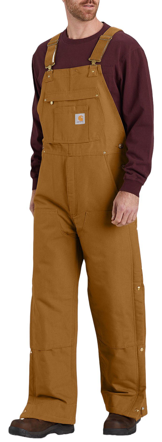 Carhartt Men's Duck Loose Fit Insulated Bib product image