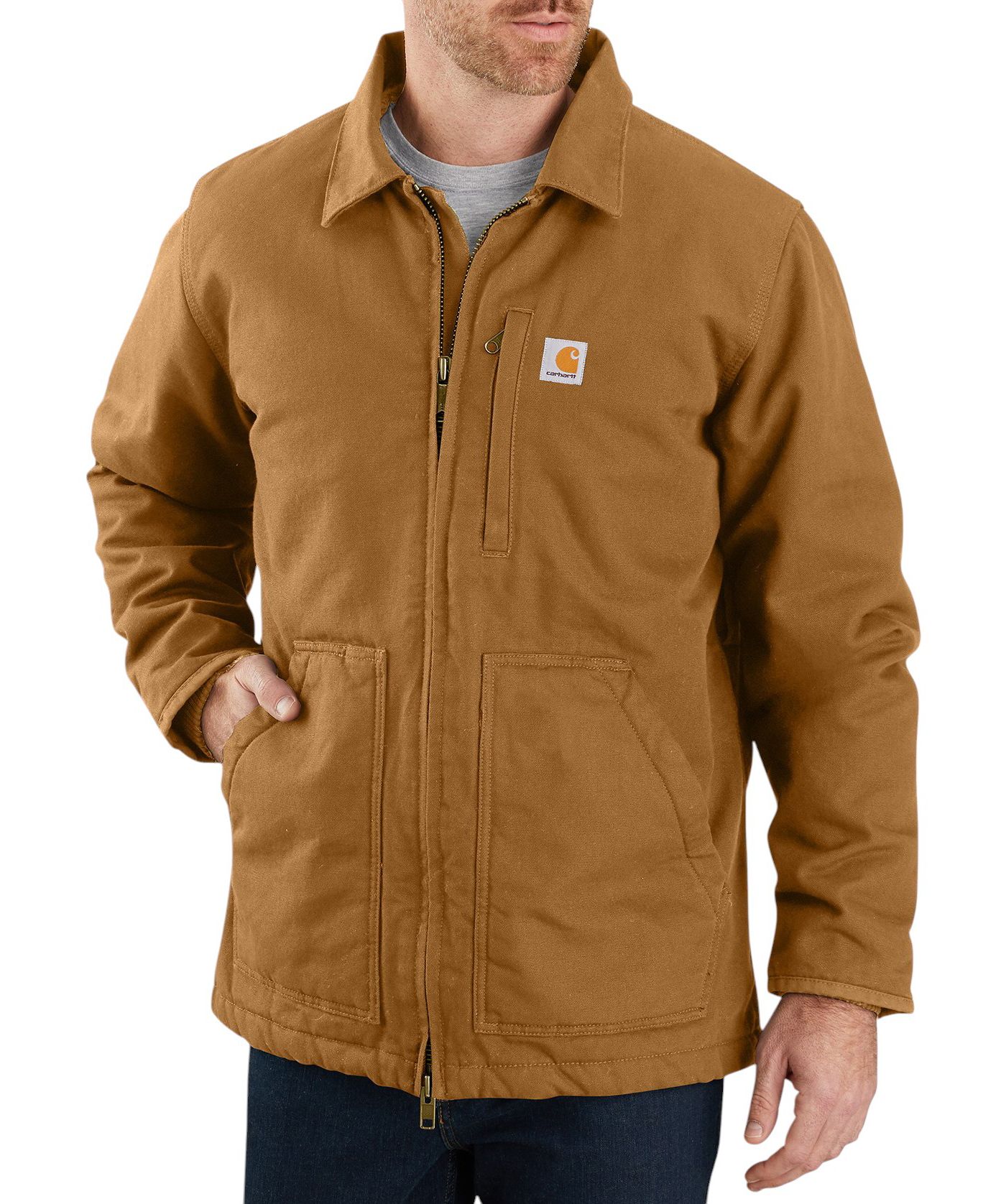 CARHARTT shops SHERPA LINED RIDGE COAT Size medium