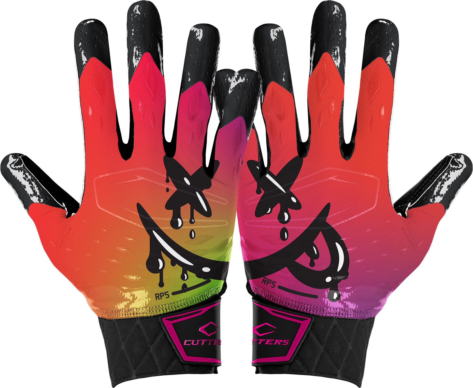 Cutters Adult Rev Pro 5.0 Drip Face Receiver Gloves product image