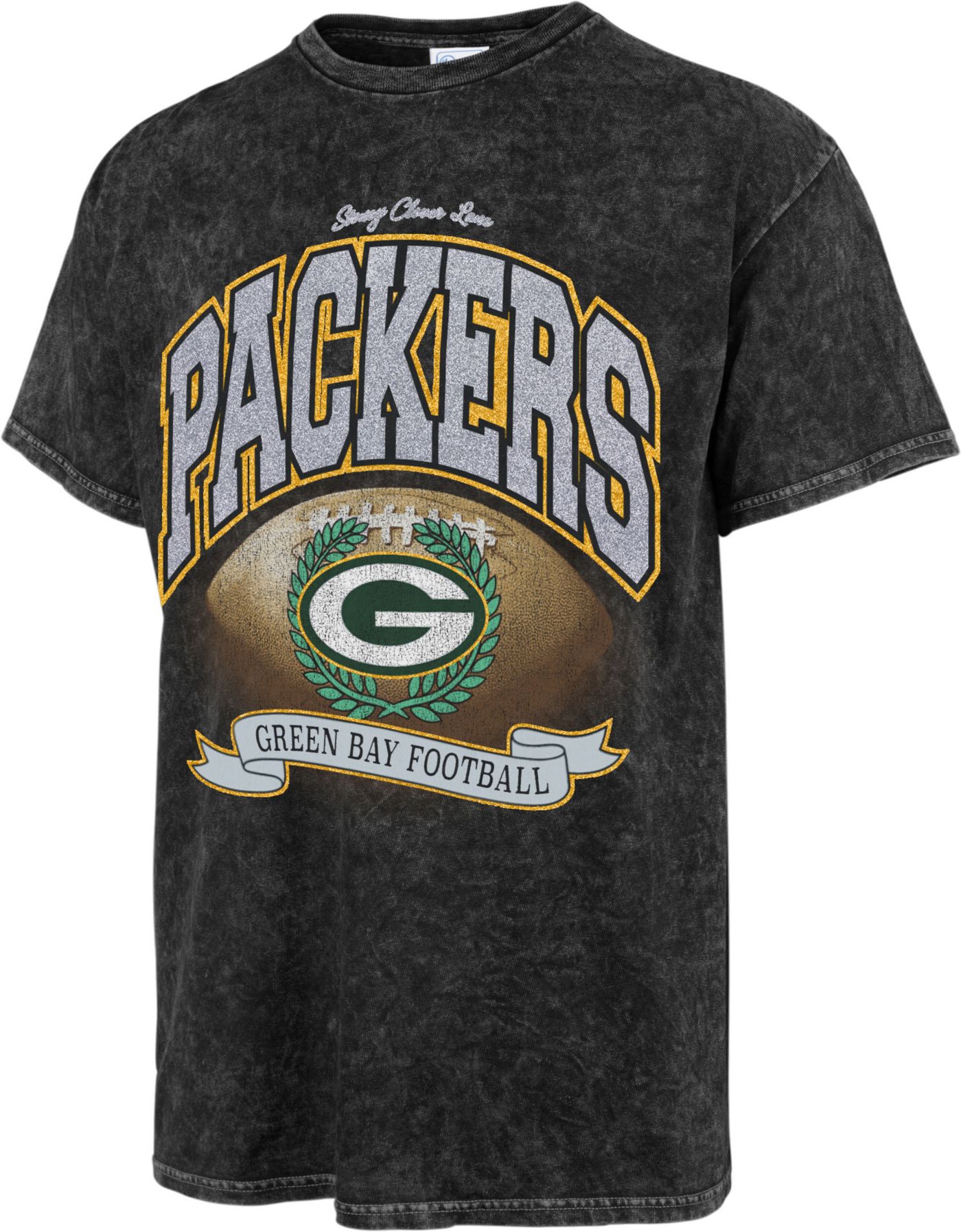 47 x Stoney Clover Lane Women s Green Bay Packers Vintage Rocker Black T Shirt Dick s Sporting Goods