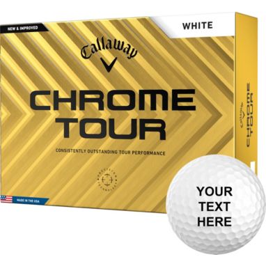 sorry, Callaway 2024 Chrome Tour Personalized Golf Balls is currently out of stock