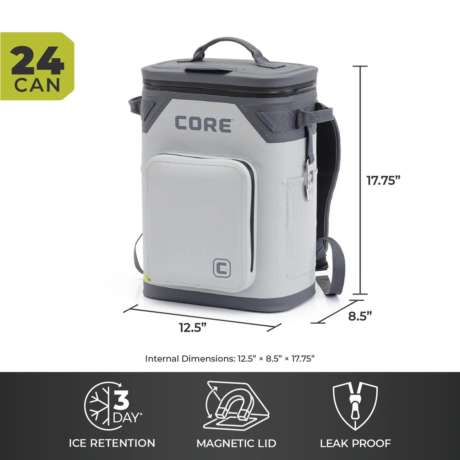 CORE Equipment CLIMAKEEP 24-Can Backpack Cooler product image
