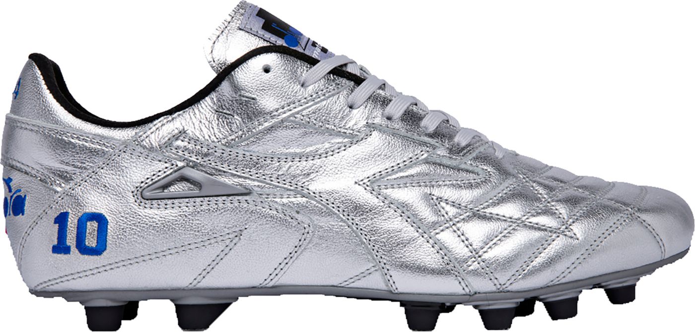Diadora M.Winner Ita OG 94 LT MDPU FG Firm Ground Soccer Cleat Silver Size 9.5