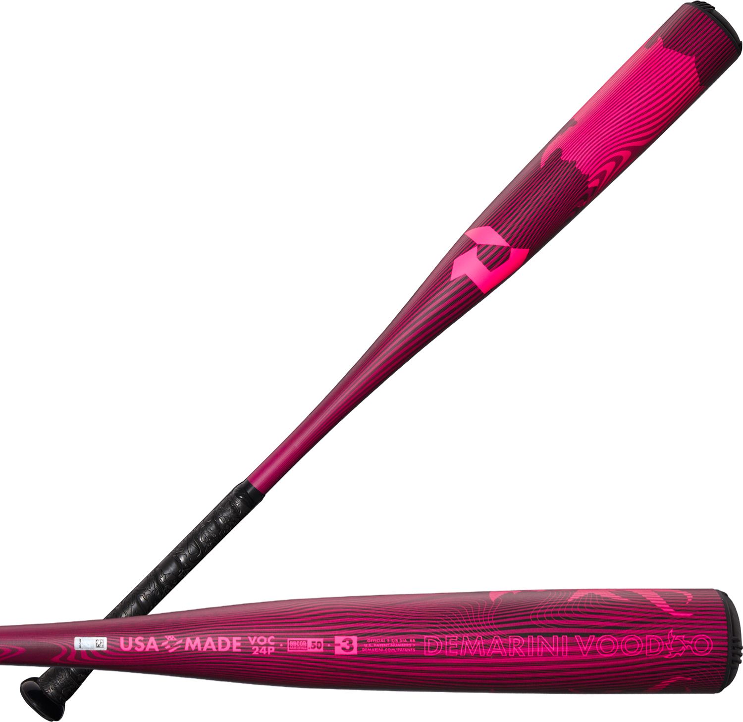 DeMarini Voodoo One Pink Limited Edition BBCOR Bat (-3) Sansujyuku sansujyuku.com