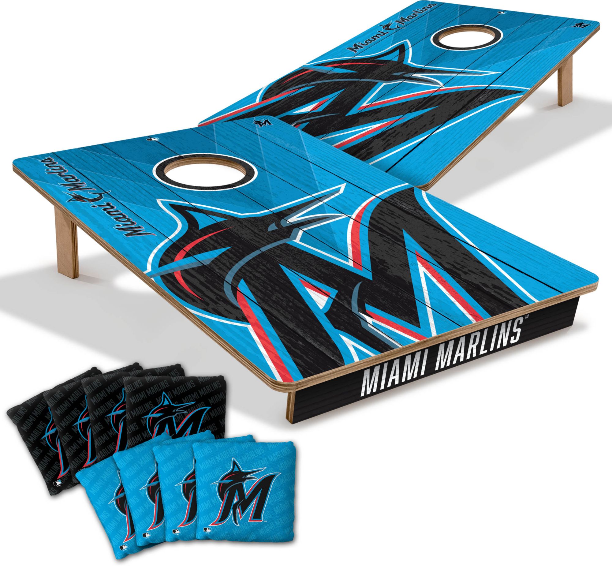 YouTheFan Miami Marlins 2' x 3' Cornhole Boards product image