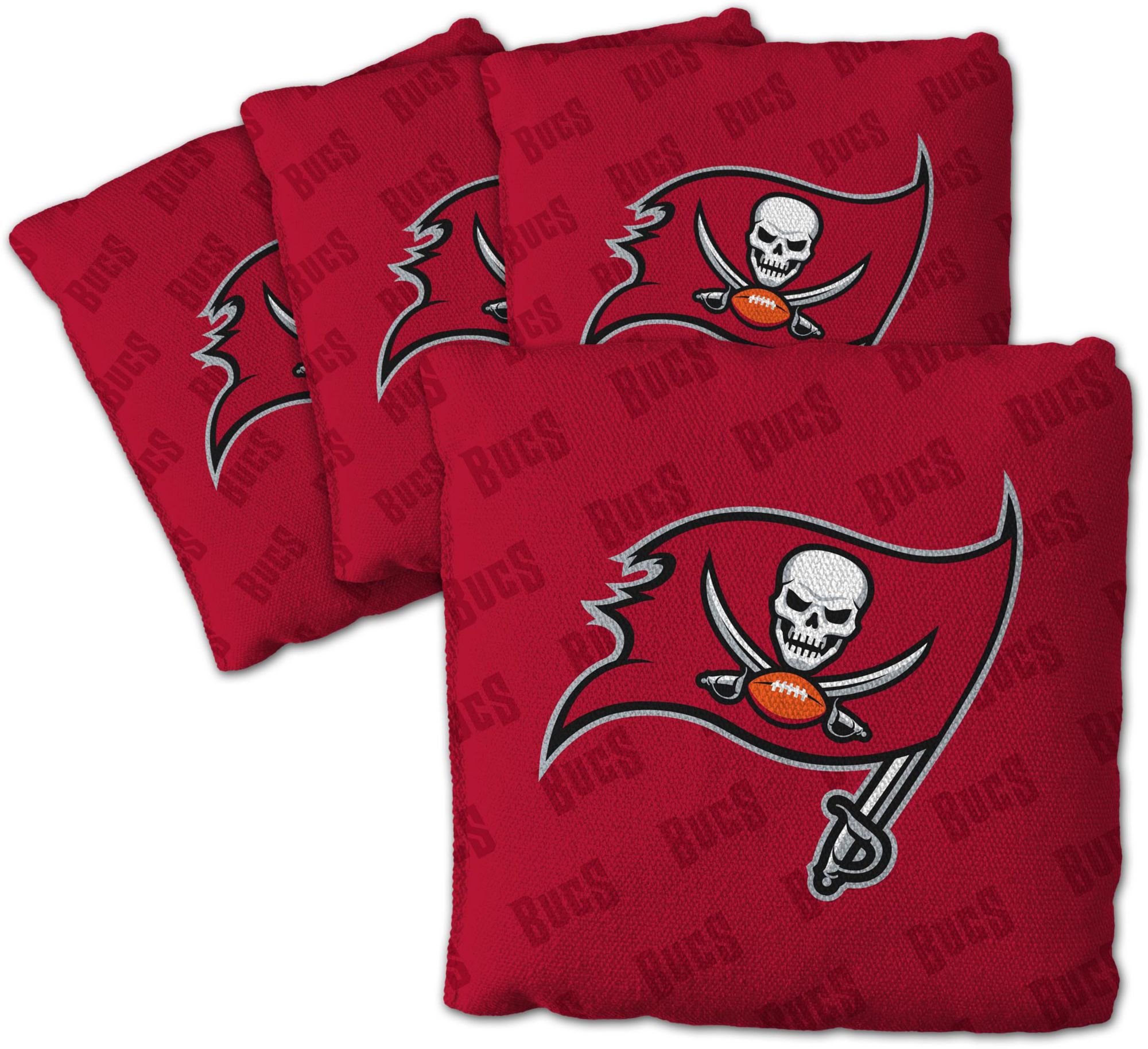 YouTheFan Tampa Bay Buccaneers 4-Pack Red Cornhole Bean Bags product image