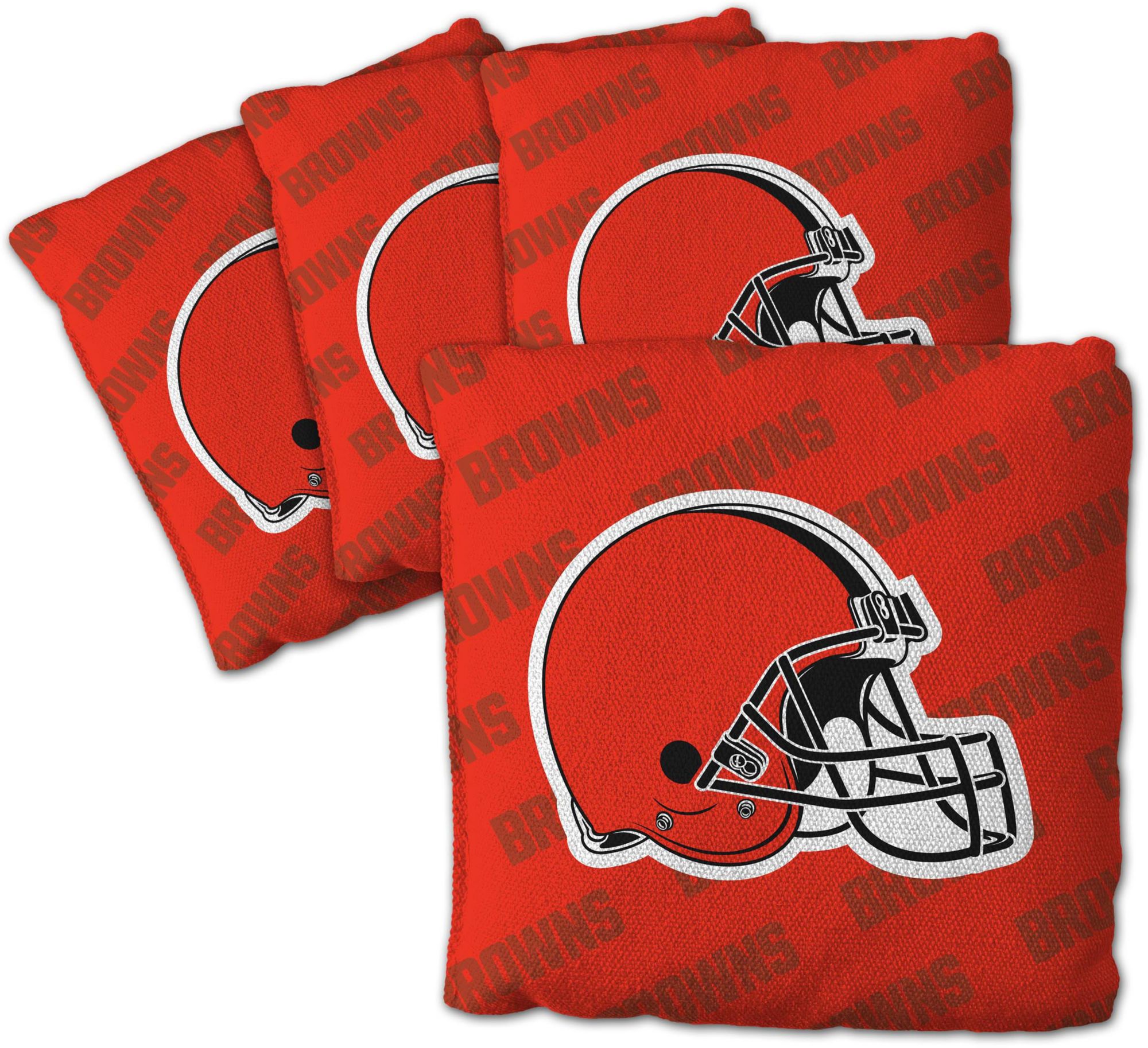 YouTheFan Cleveland Browns 4-Pack Orange Cornhole Bean Bags product image
