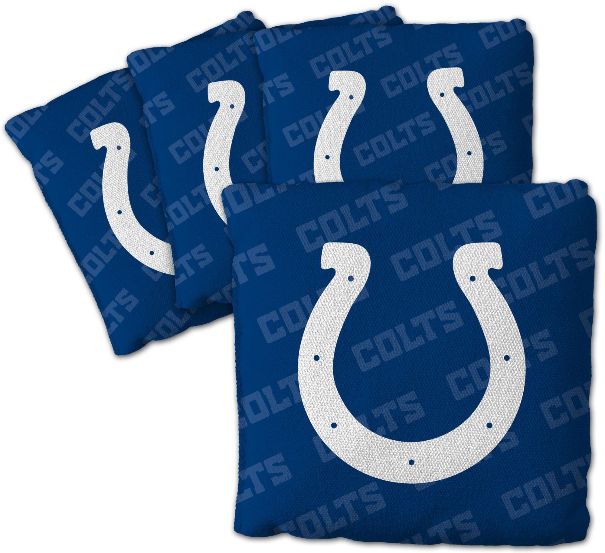 YouTheFan Indianapolis Colts 4-Pack Blue Cornhole Bean Bags product image