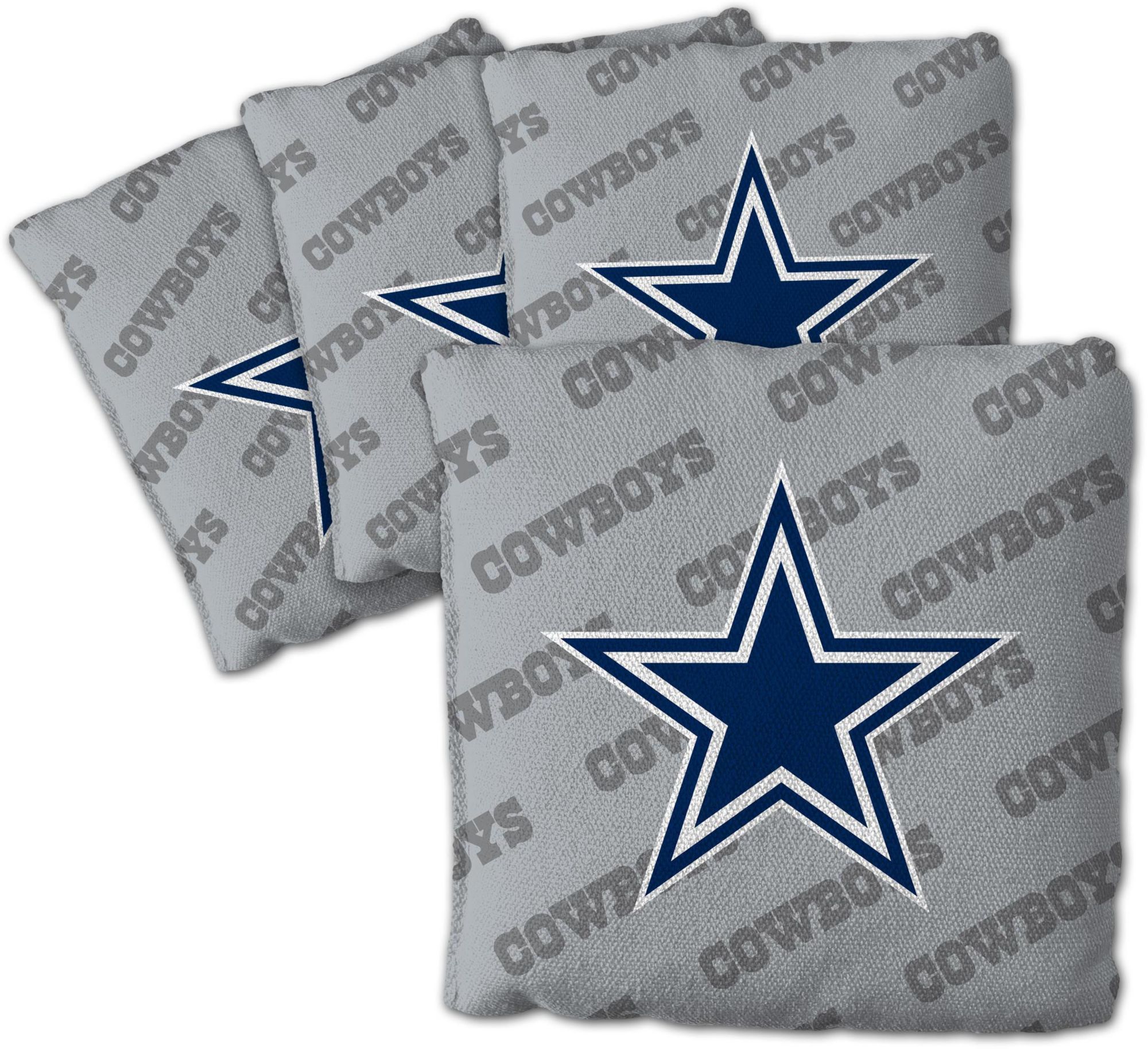 YouTheFan Dallas Cowboys 4-Pack Grey Cornhole Bean Bags product image