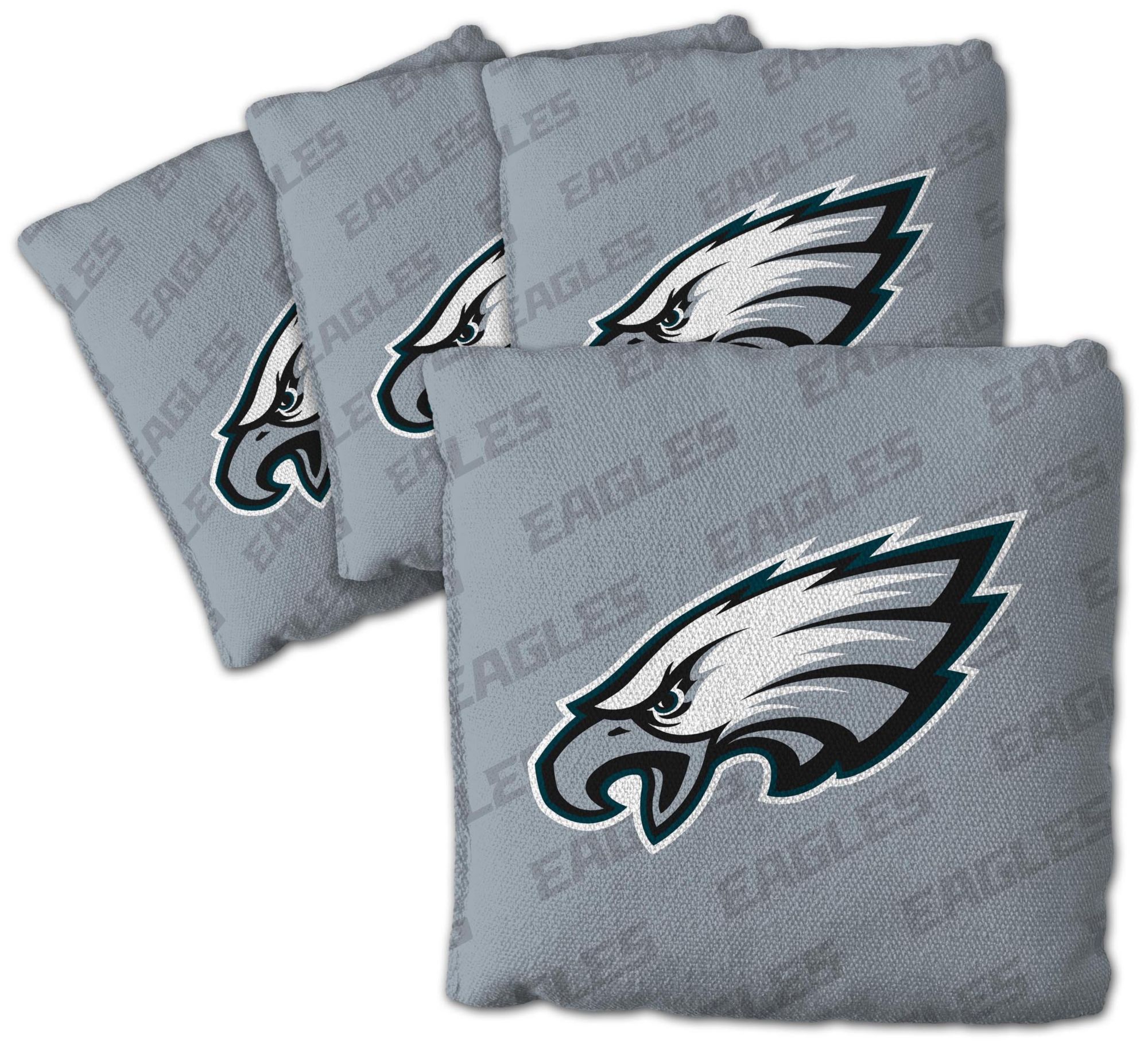 YouTheFan Philadelphia Eagles 4-Pack Grey Cornhole Bean Bags product image