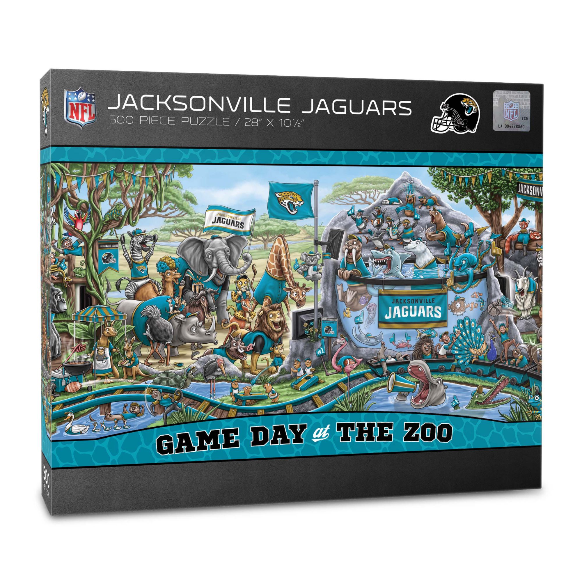 YouTheFan Jacksonville Jaguars Game Day Zoo Puzzle product image