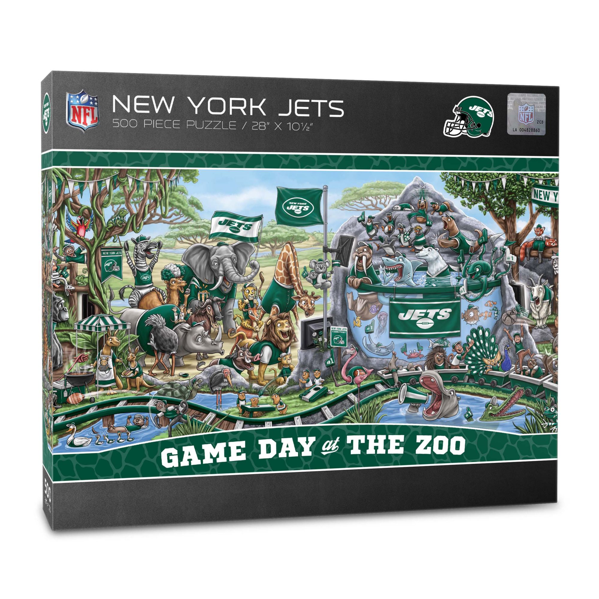 YouTheFan New York Jets Game Day Zoo Puzzle product image