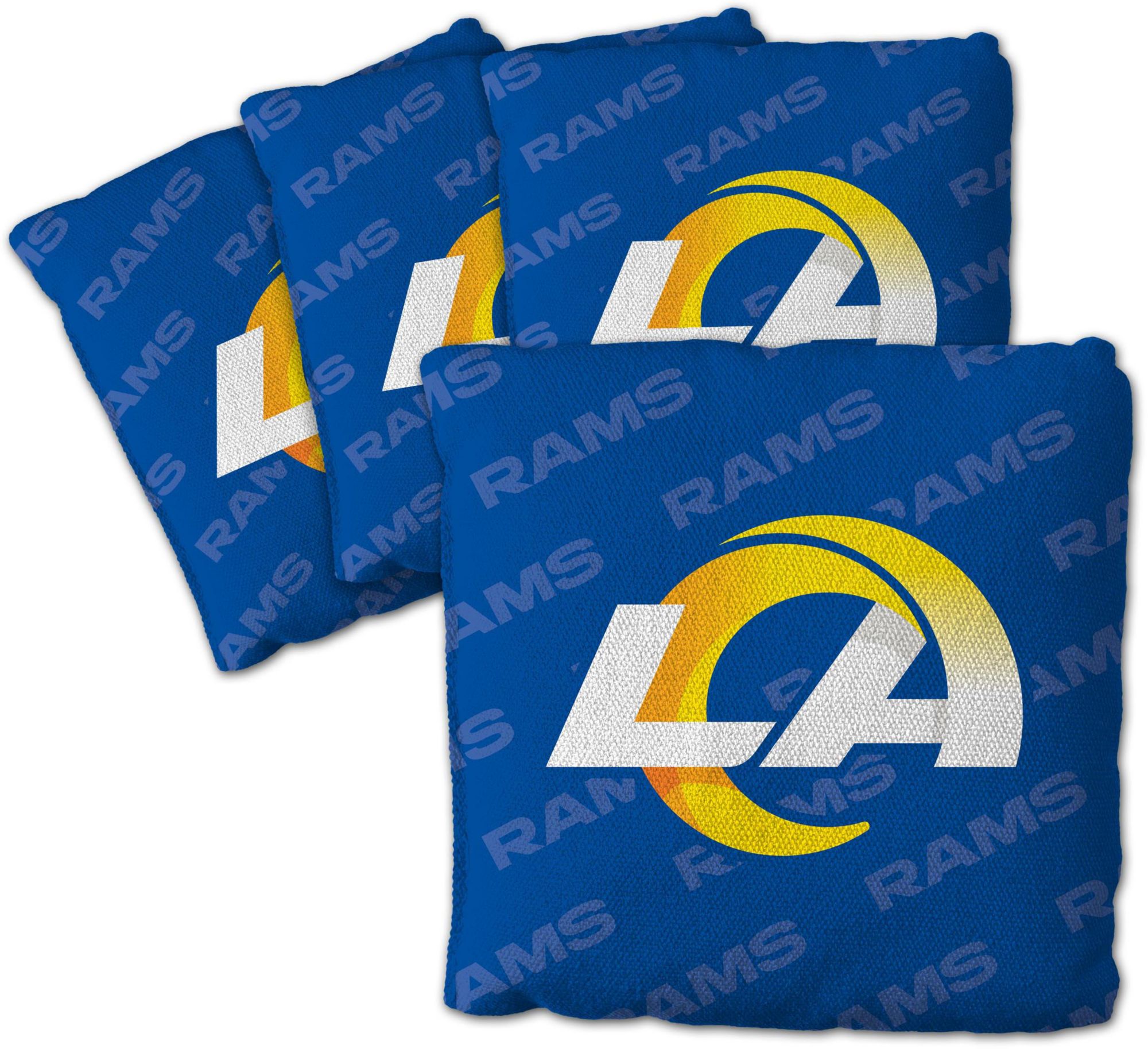 YouTheFan Los Angeles Rams 4-Pack Blue Cornhole Bean Bags product image