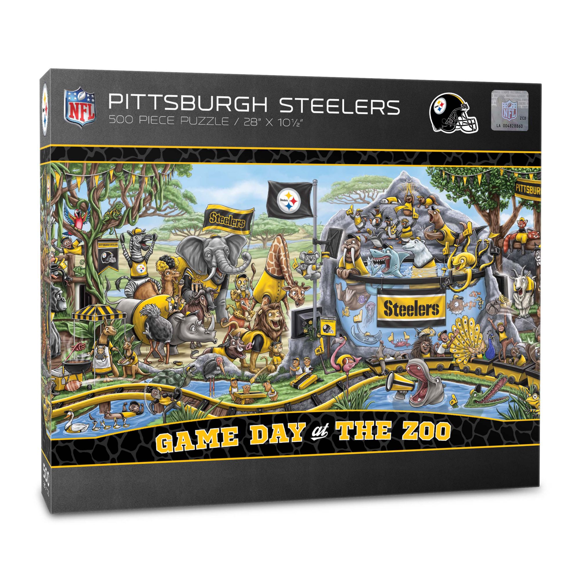 YouTheFan Pittsburgh Steelers Game Day Zoo Puzzle Dick's Sporting Goods