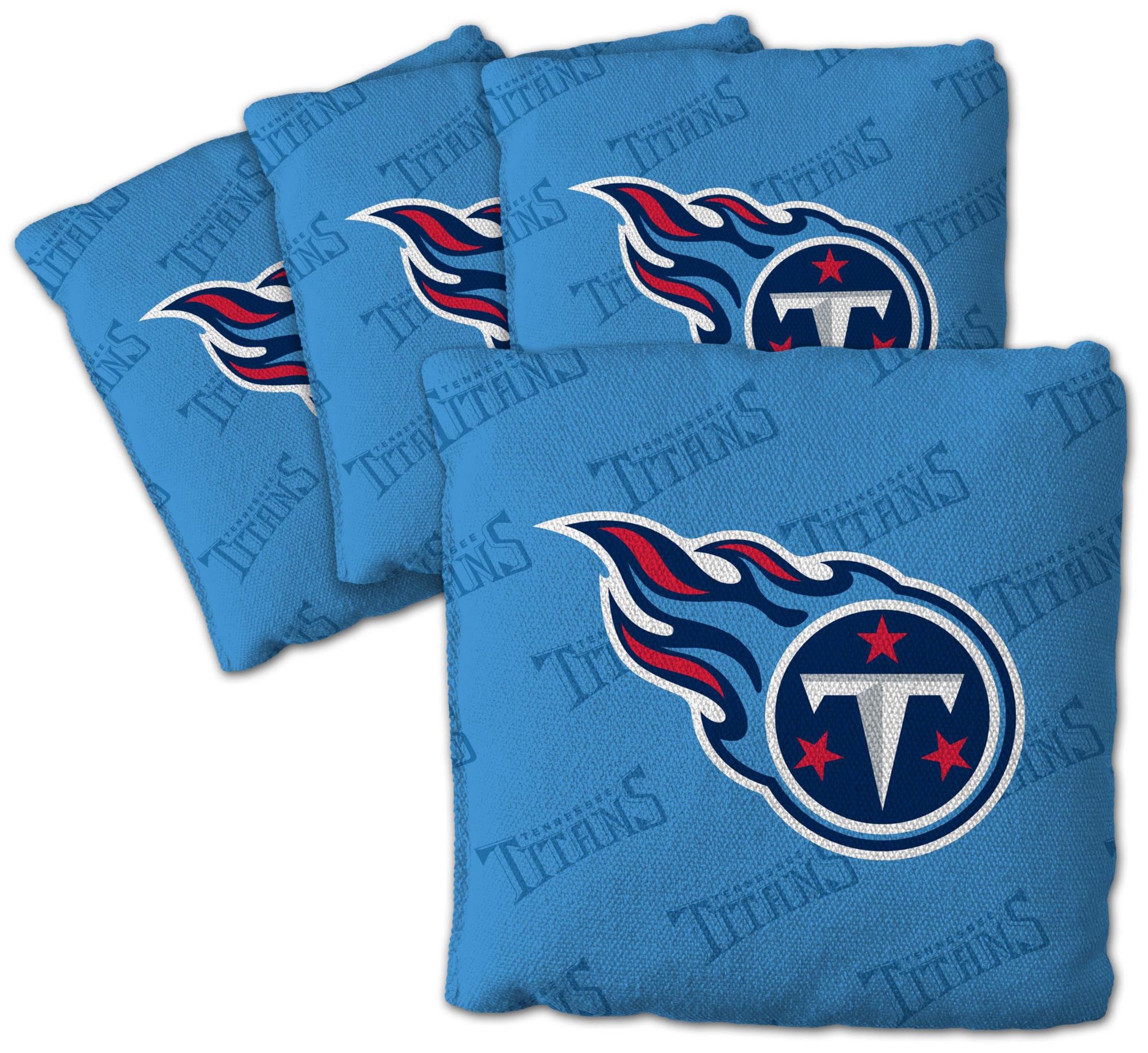 YouTheFan Tennessee Titans 4-Pack Light Blue Cornhole Bean Bags product image