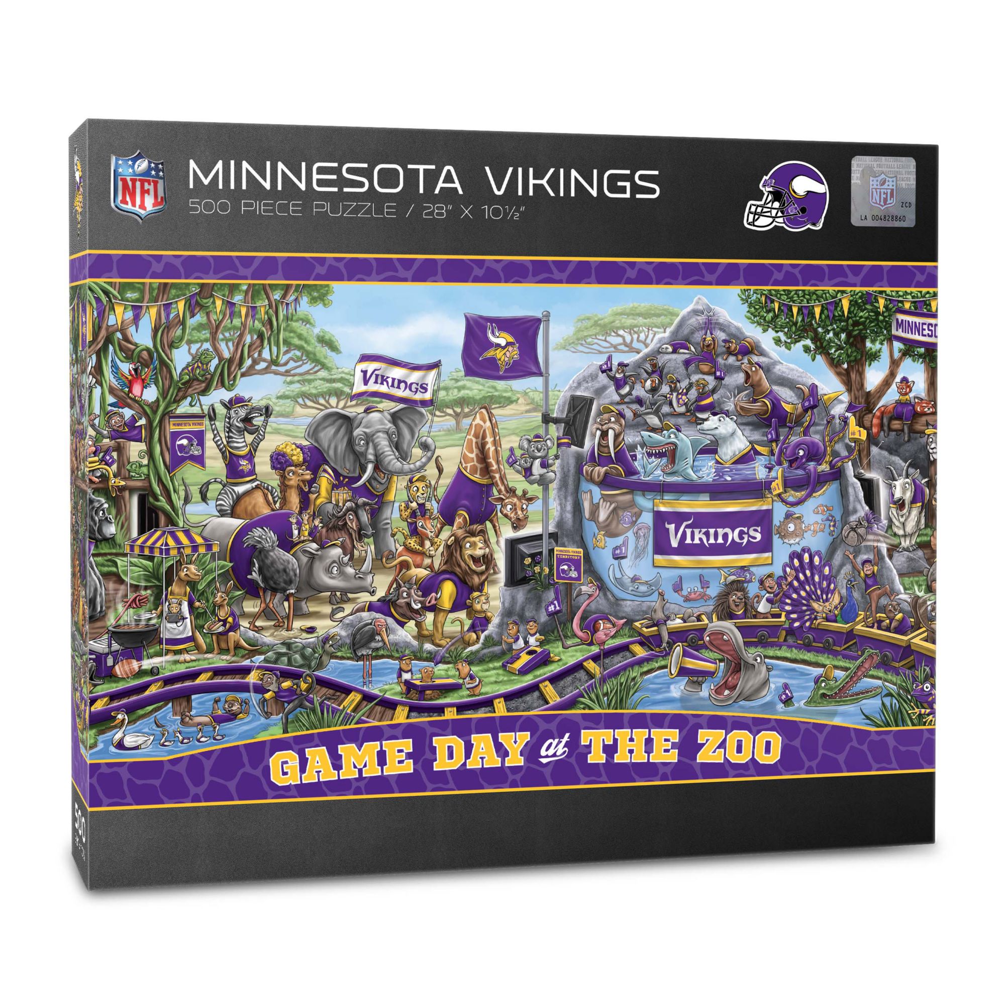 YouTheFan Minnesota Vikings Game Day Zoo Puzzle Dick's Sporting Goods
