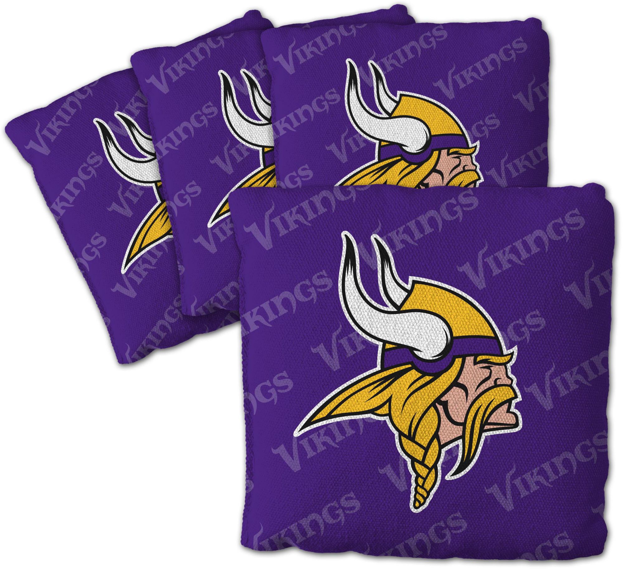 YouTheFan Minnesota Vikings 4-Pack Purple Cornhole Bean Bags product image