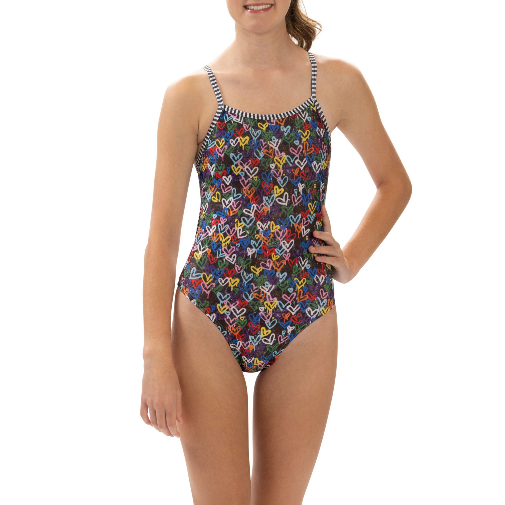 Dolfin Women's Uglies Print String Back One Piece Swimsuit product image