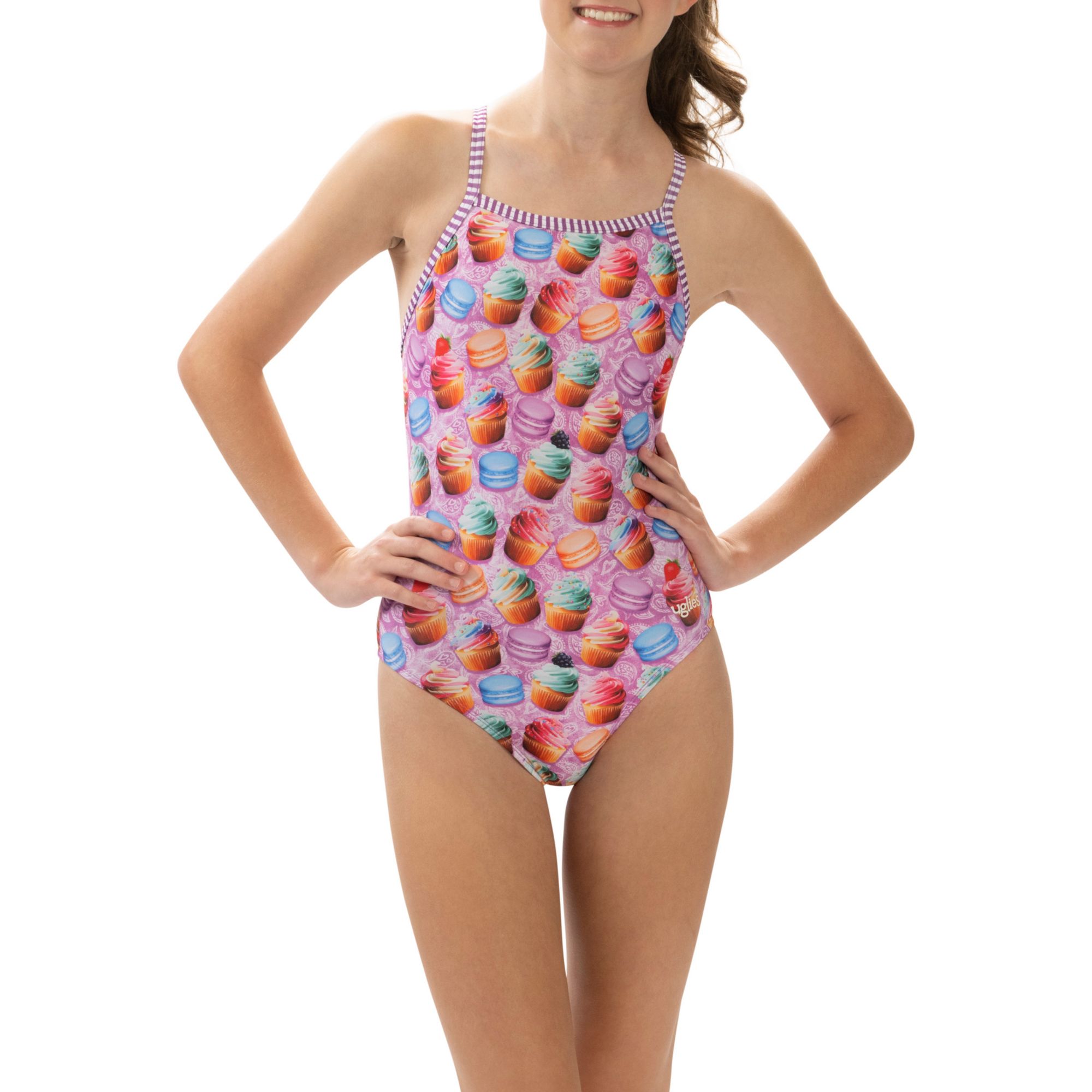 Dolfin Women's Uglies Print V-2 Back One Piece Swimsuit product image