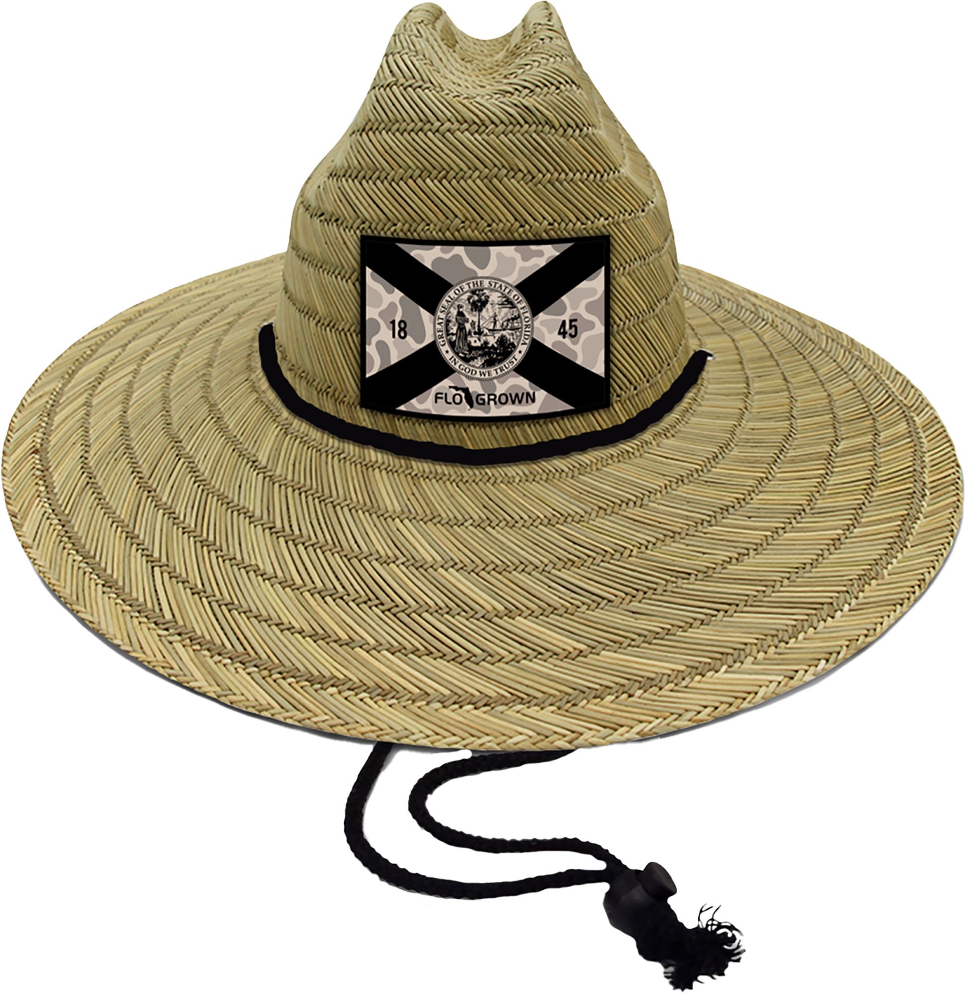 FloGrown Men's Woodland Camo Straw Hat product image