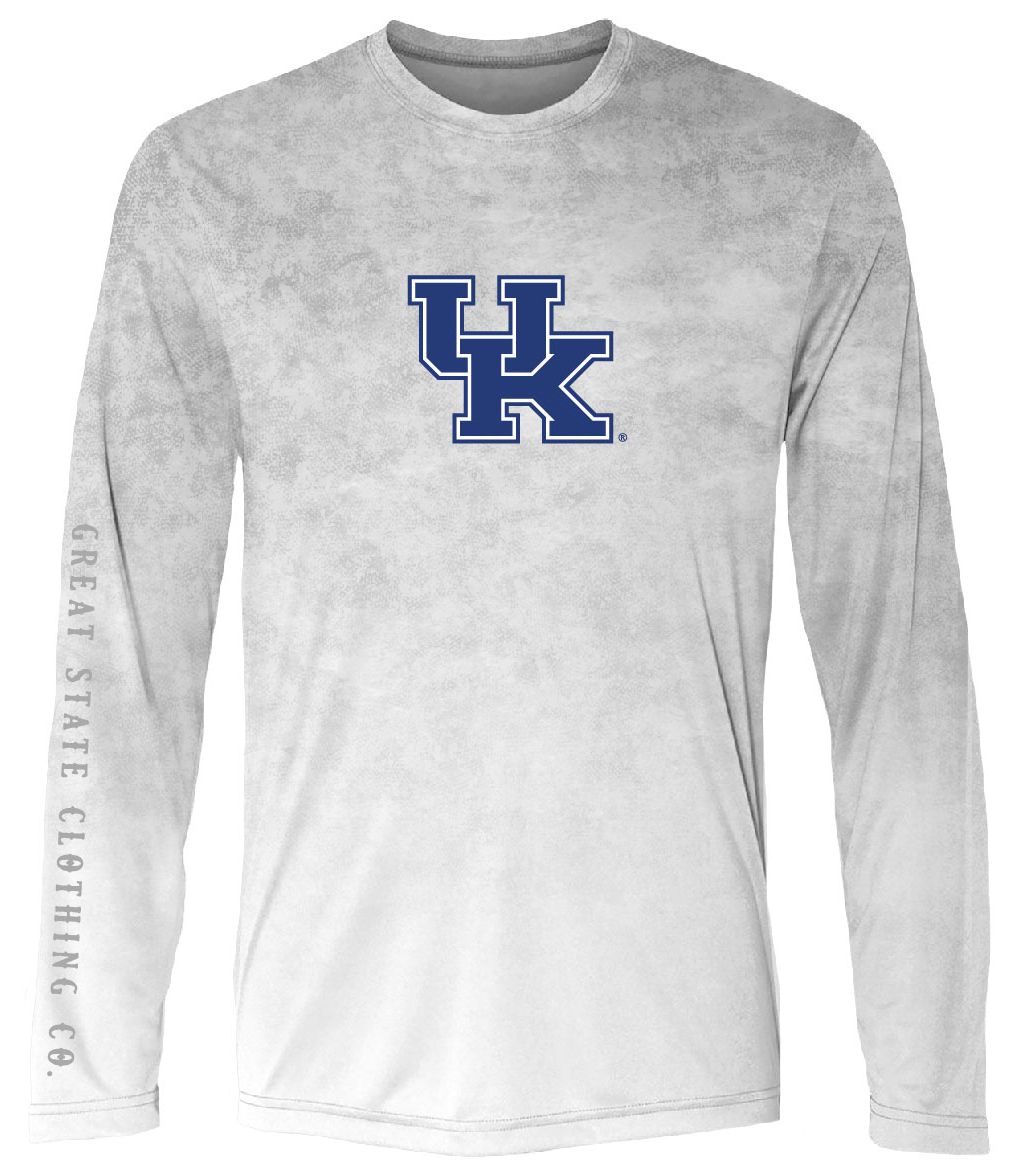 FloGrown Men's Kentucky Wildcats Grey True Grit Long Sleeve T-Shirt product image