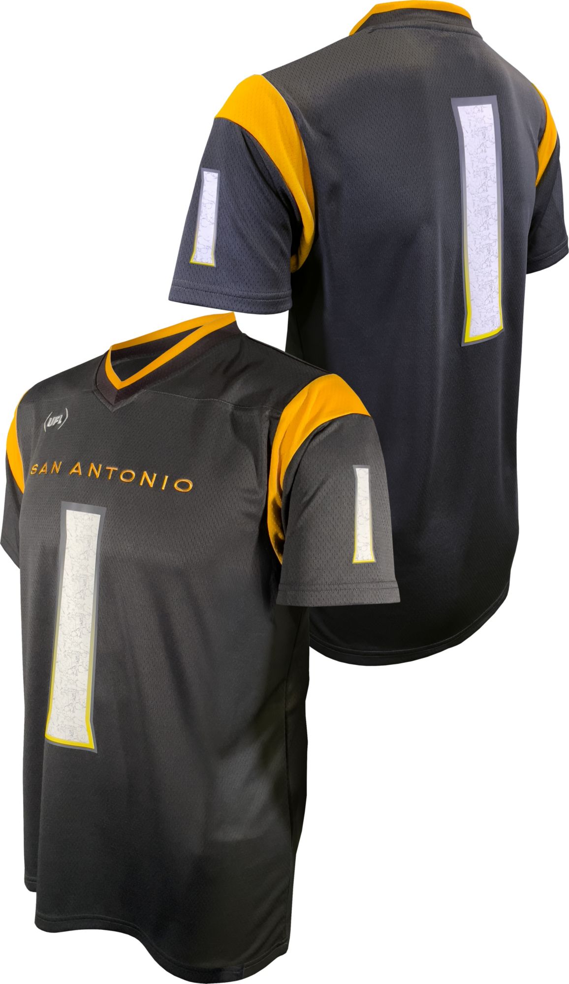 Genuine Collective Men's UFL San Antonio Brahmas Graphite Jersey product image