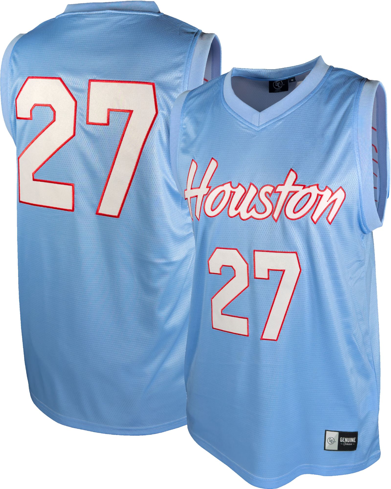 Genuine Collective Men's Houston Cougars #27 Houston Blue Alternate Basketball Jersey product image