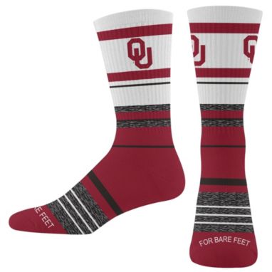 sorry, For Bare Feet Adult Oklahoma Sooners Friday Crew Socks is currently out of stock