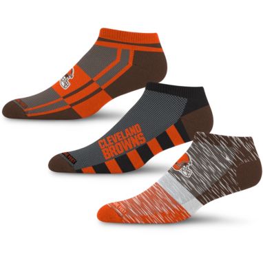 sorry, For Bare Feet Adult Cleveland Browns Streak Strike 3-Pack Socks is currently out of stock