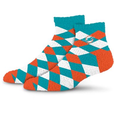 sorry, For Bare Feet Adult Miami Dolphins Streak Strike 3-Pack Socks is currently out of stock