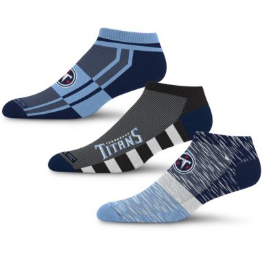 sorry, For Bare Feet Adult Tennessee Titans Streak Strike 3-Pack Socks is currently out of stock