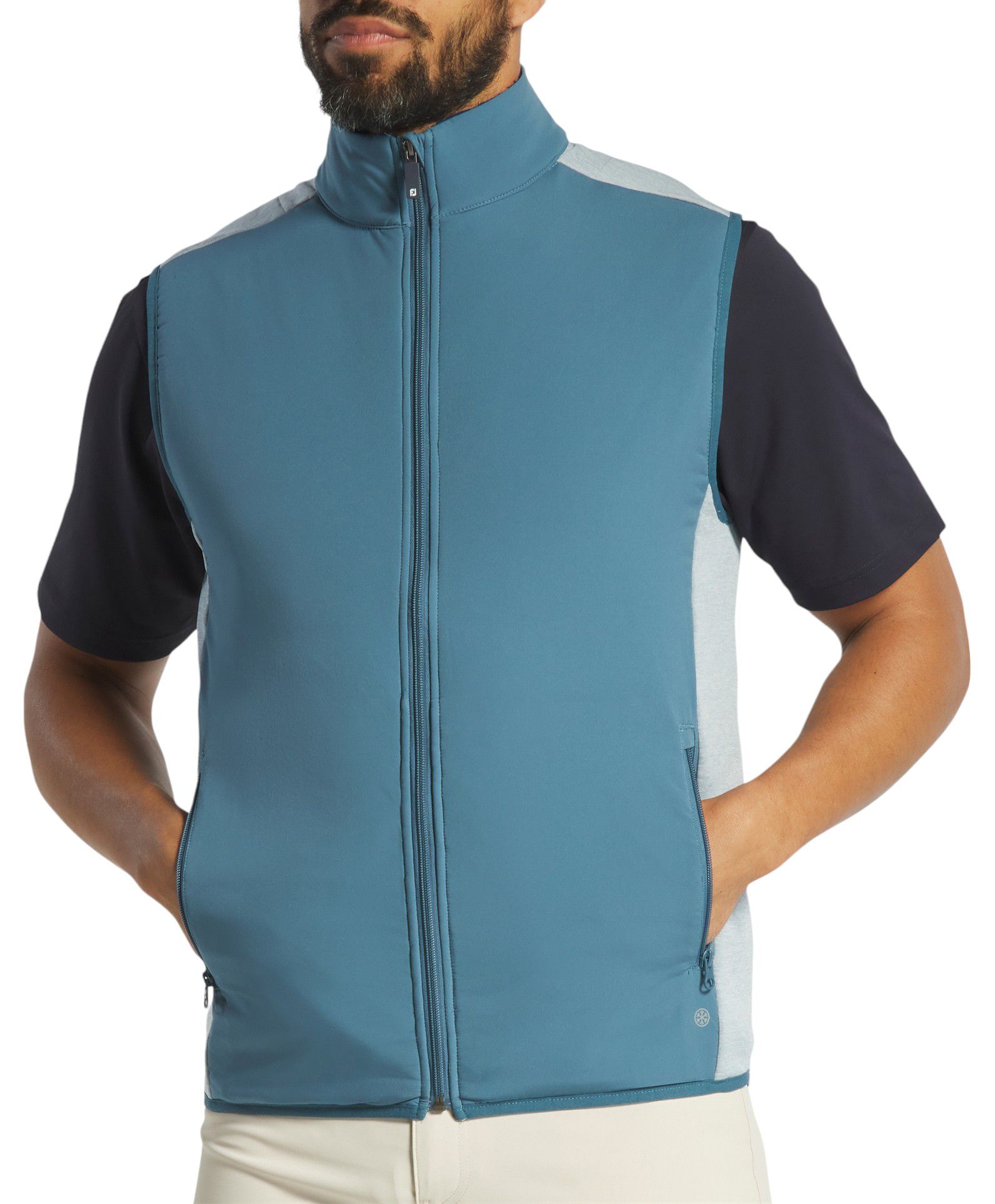 FootJoy Men's Sleeveless Full-Zip Hybrid Golf Vest product image