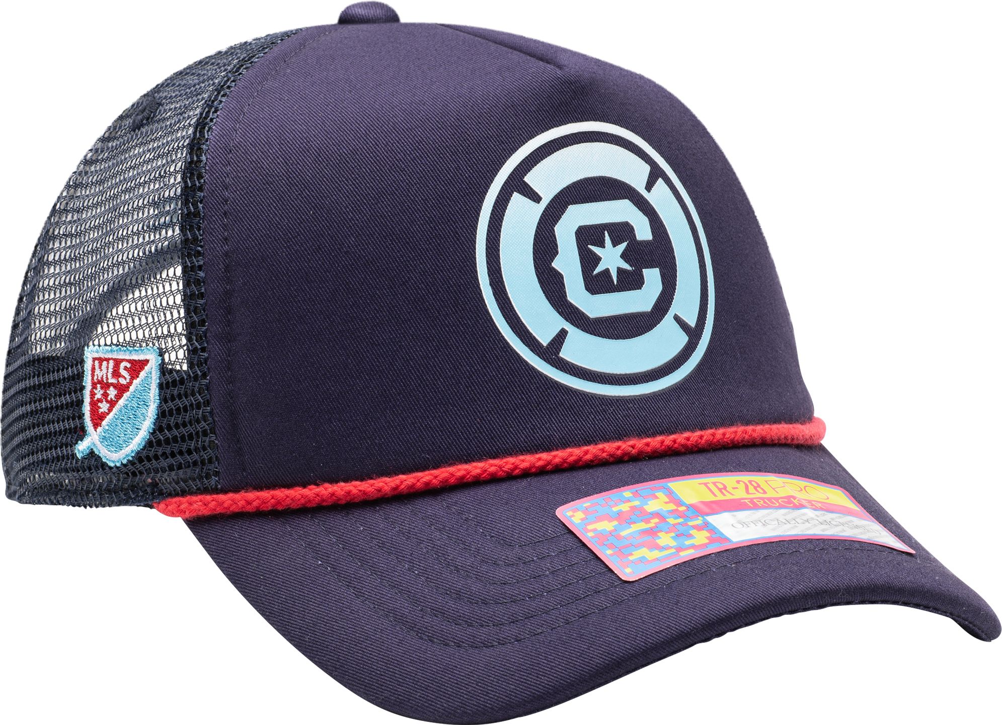 Fan Ink Adult Chicago Fire Atmosphere Navy Trucker Hat product image